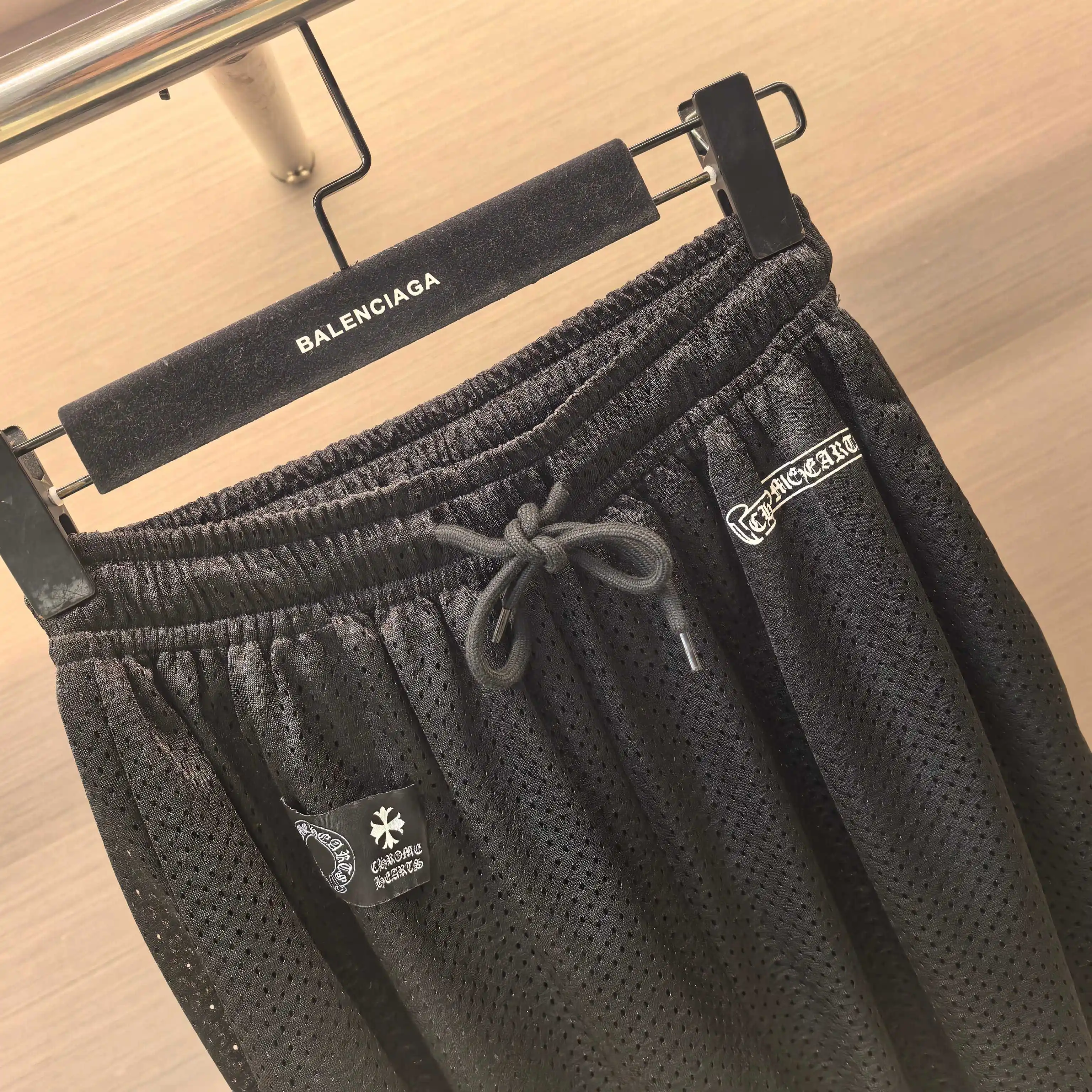 Chrome Hearts Vine Cross Embroidered Mesh Trousers D17023732 — view 6