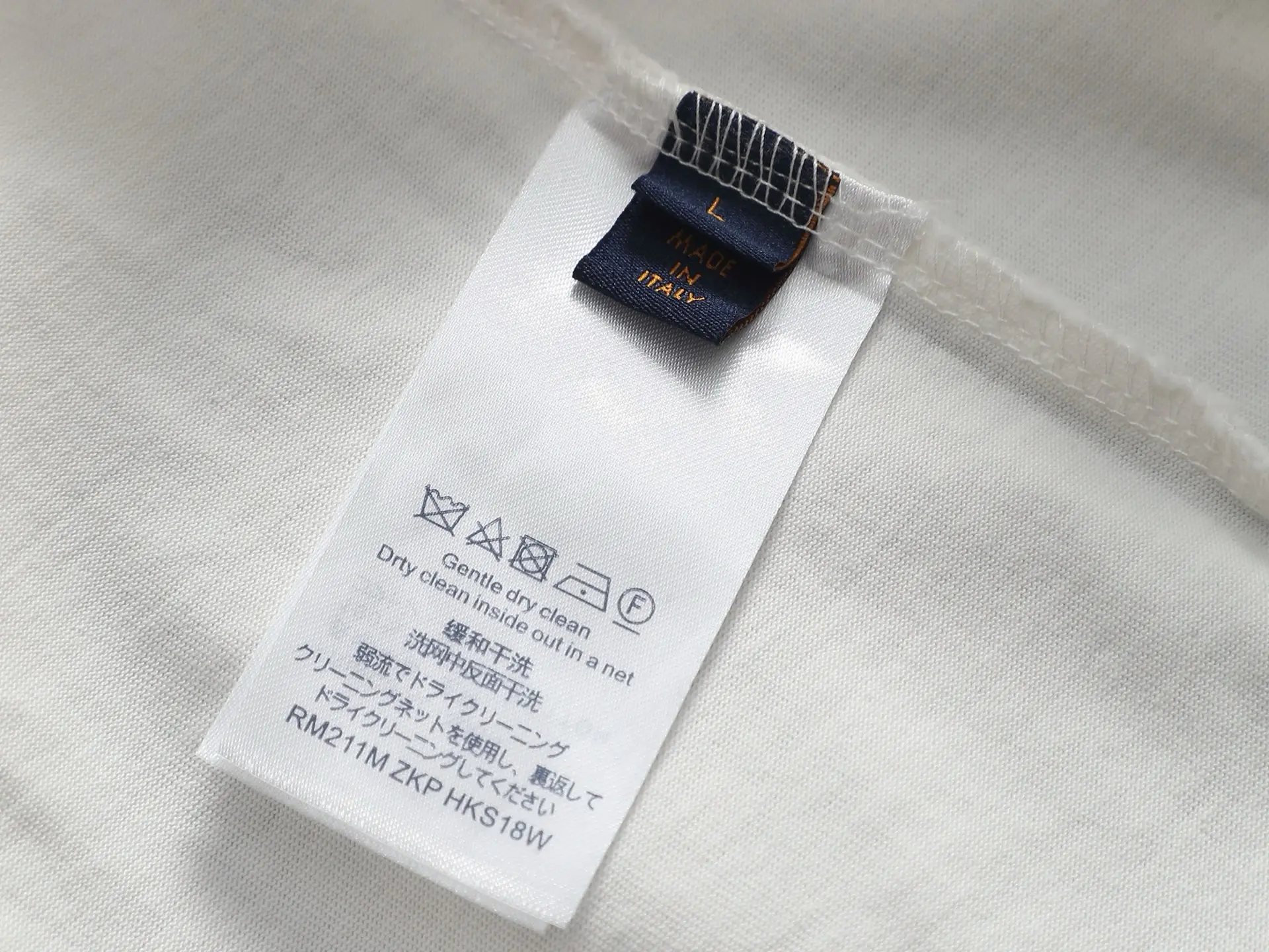 Embroidered Logo Cotton T-Shirt D17014618 — view 9
