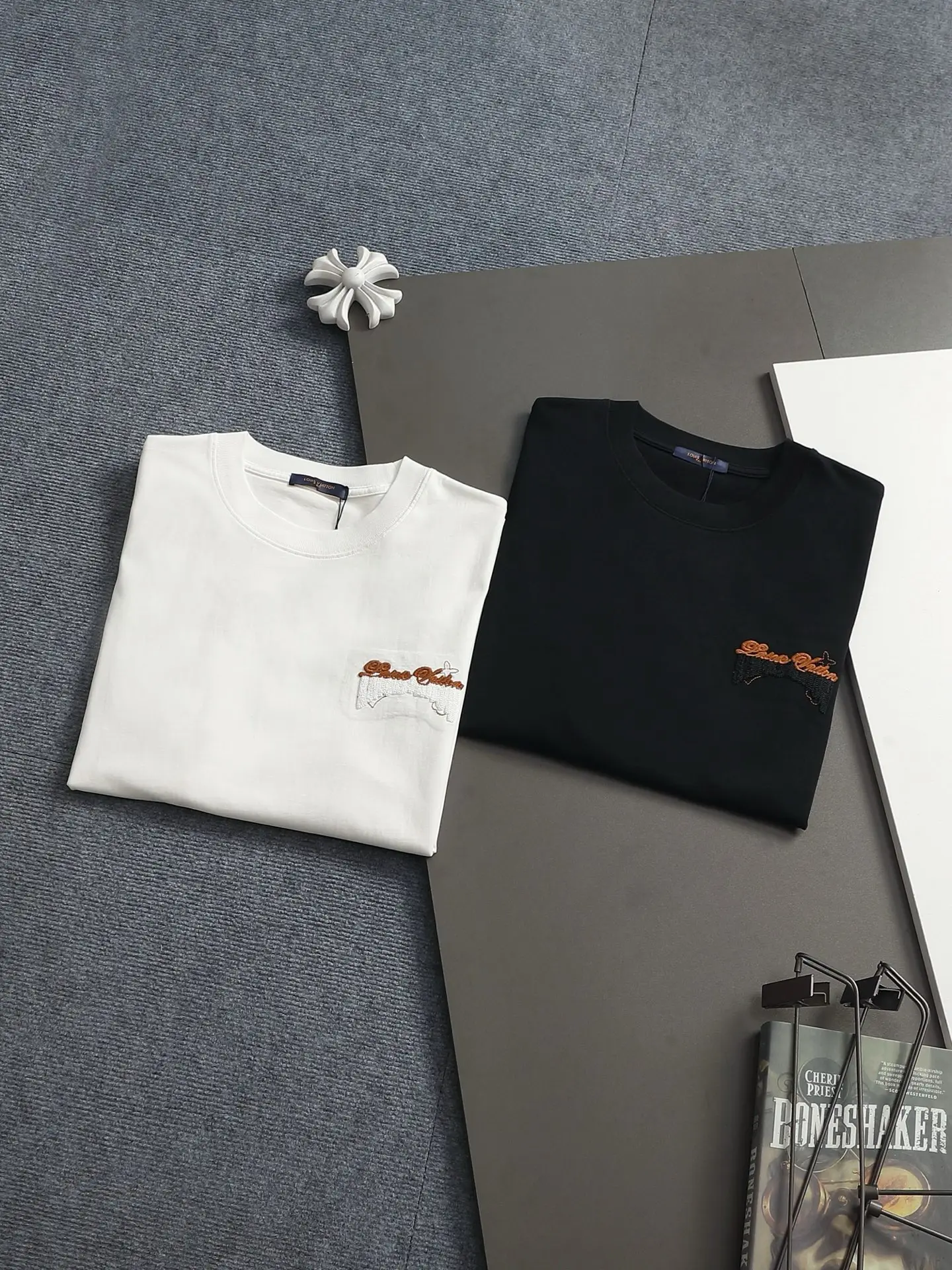 Embroidered Logo Cotton T-Shirt D17014618 — view 12
