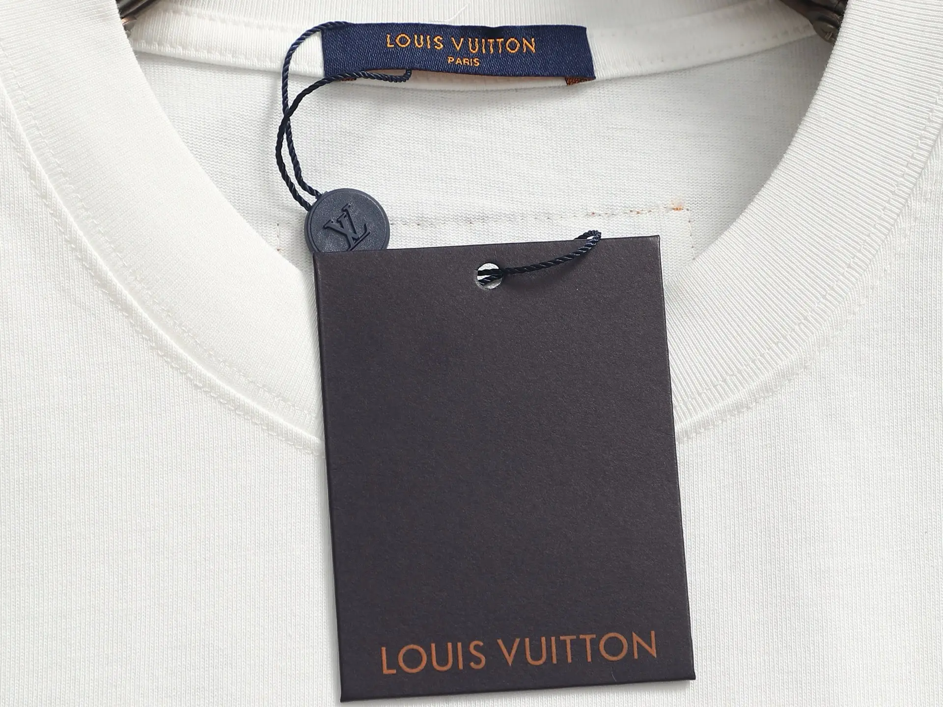 Denim Patchwork Logo Cotton T-Shirt D17014616 — view 6