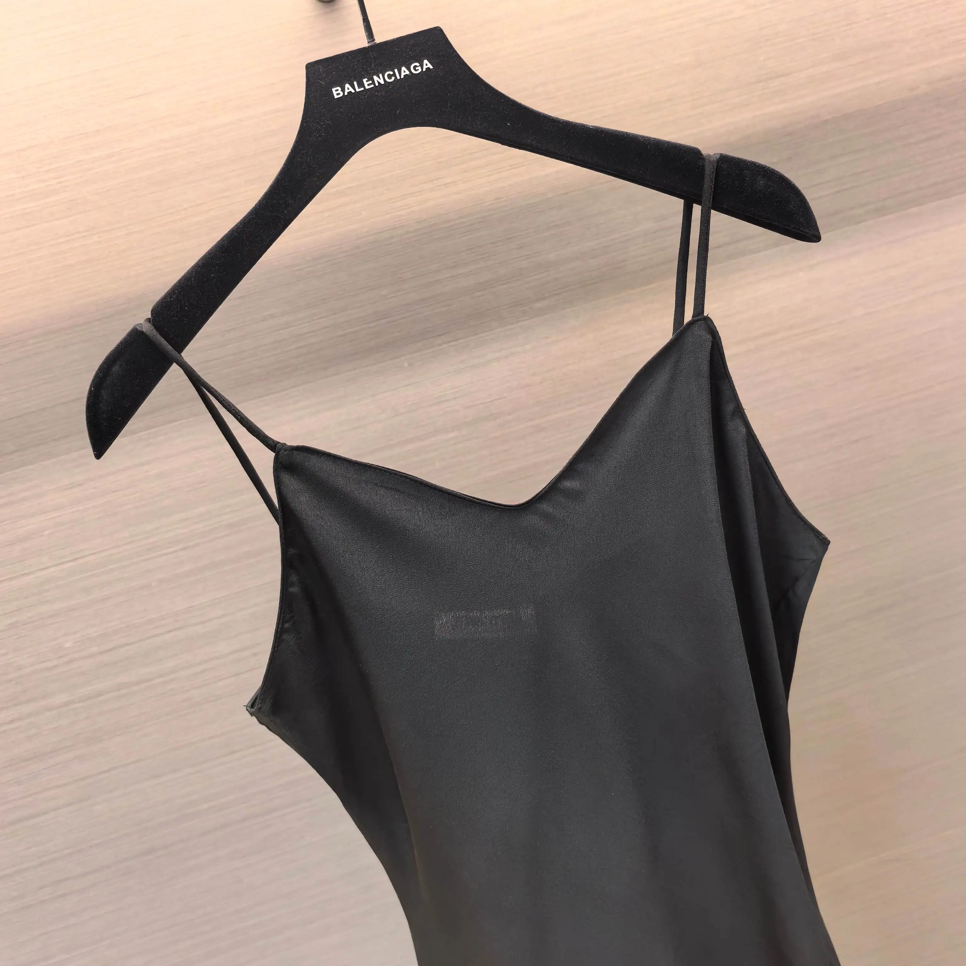 Lace-Trimmed Silk Slip Dress D17023751 — view 3