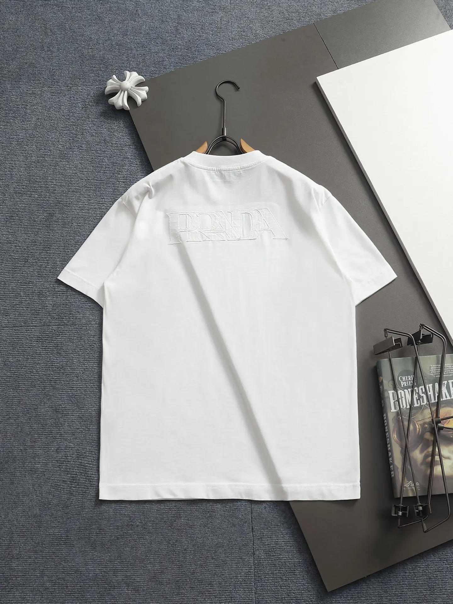 Logo-Embroidered Cotton-Jersey T-Shirt D17014591 — view 2