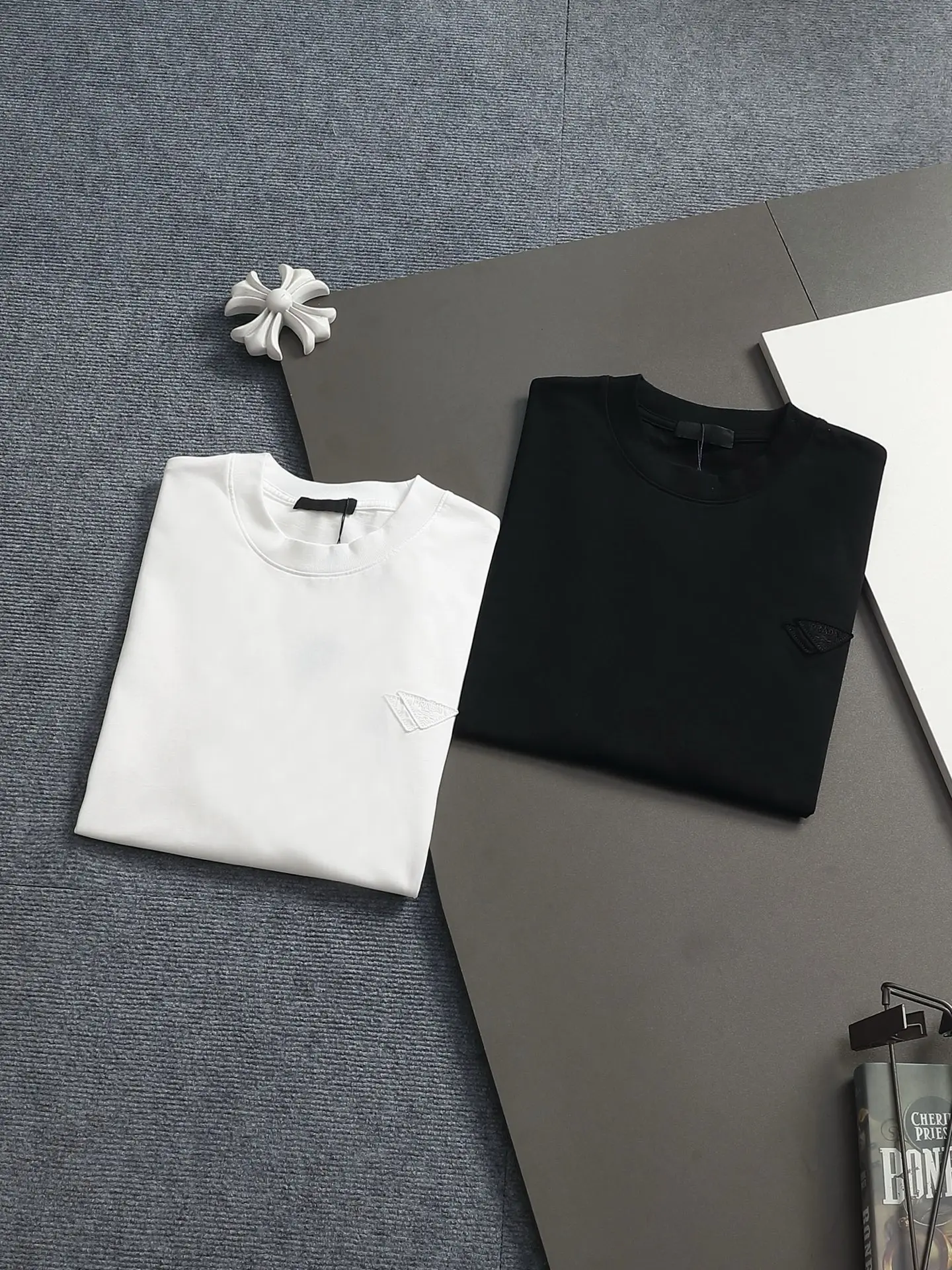 Logo-Embroidered Cotton-Jersey T-Shirt D17014591 — view 12