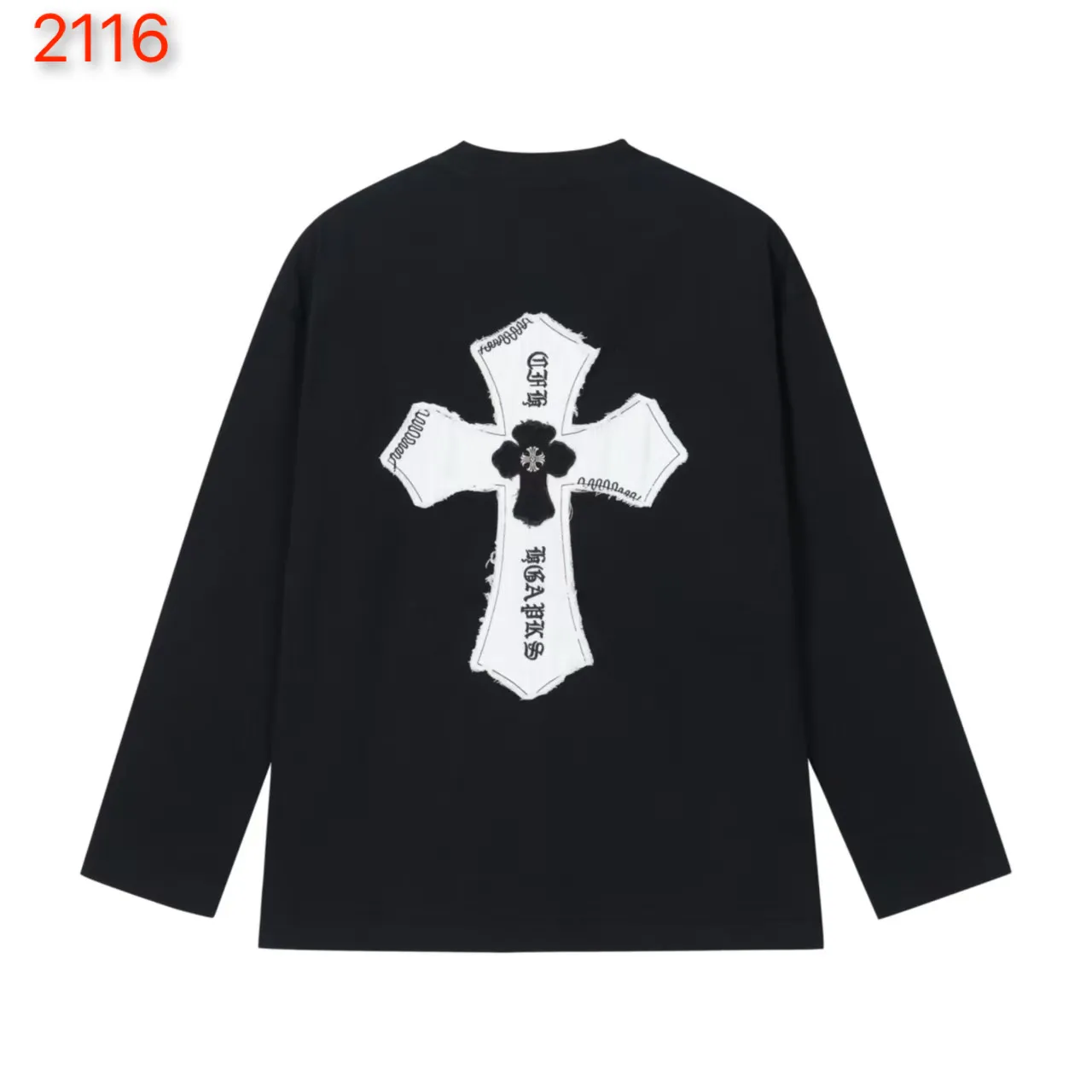 Embroidered Patch Long-Sleeve T-Shirt D17524907
