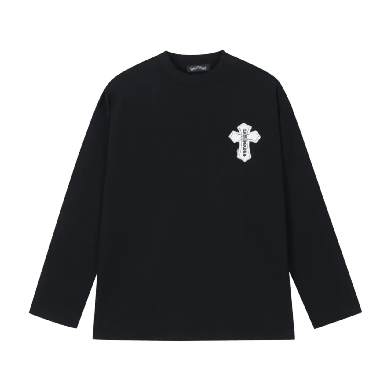 Embroidered Patch Long-Sleeve T-Shirt D17524907 — view 2