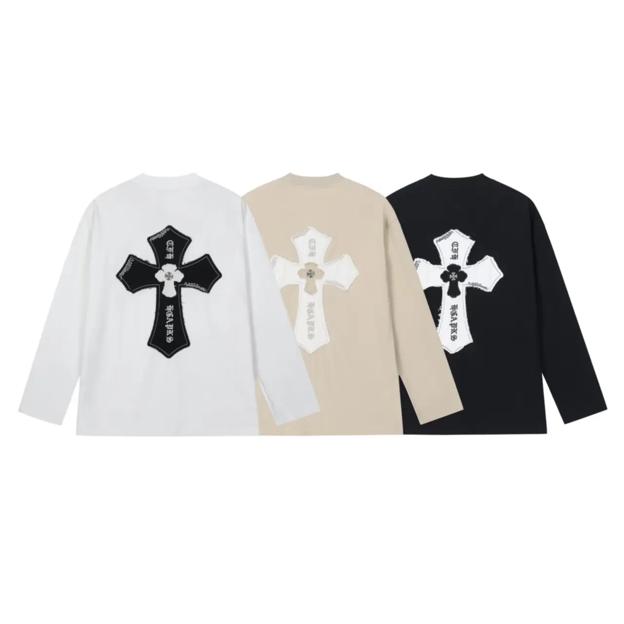 Embroidered Patch Long-Sleeve T-Shirt D17524907 — view 8