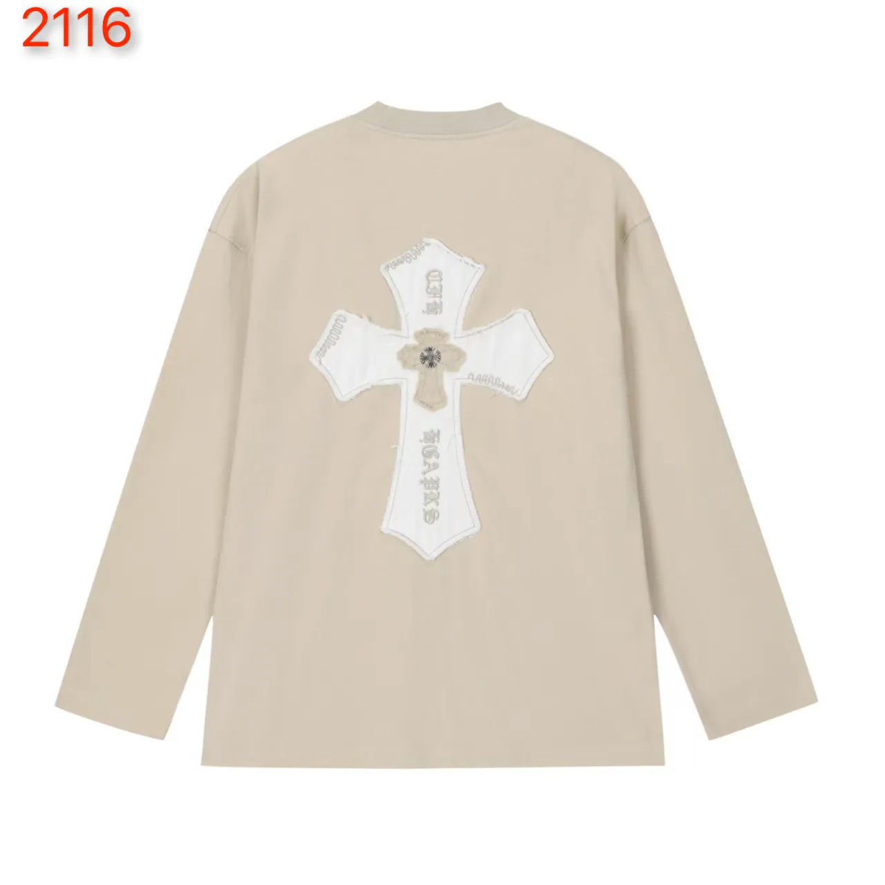 Embroidered Patch Long-Sleeve T-Shirt D17524908