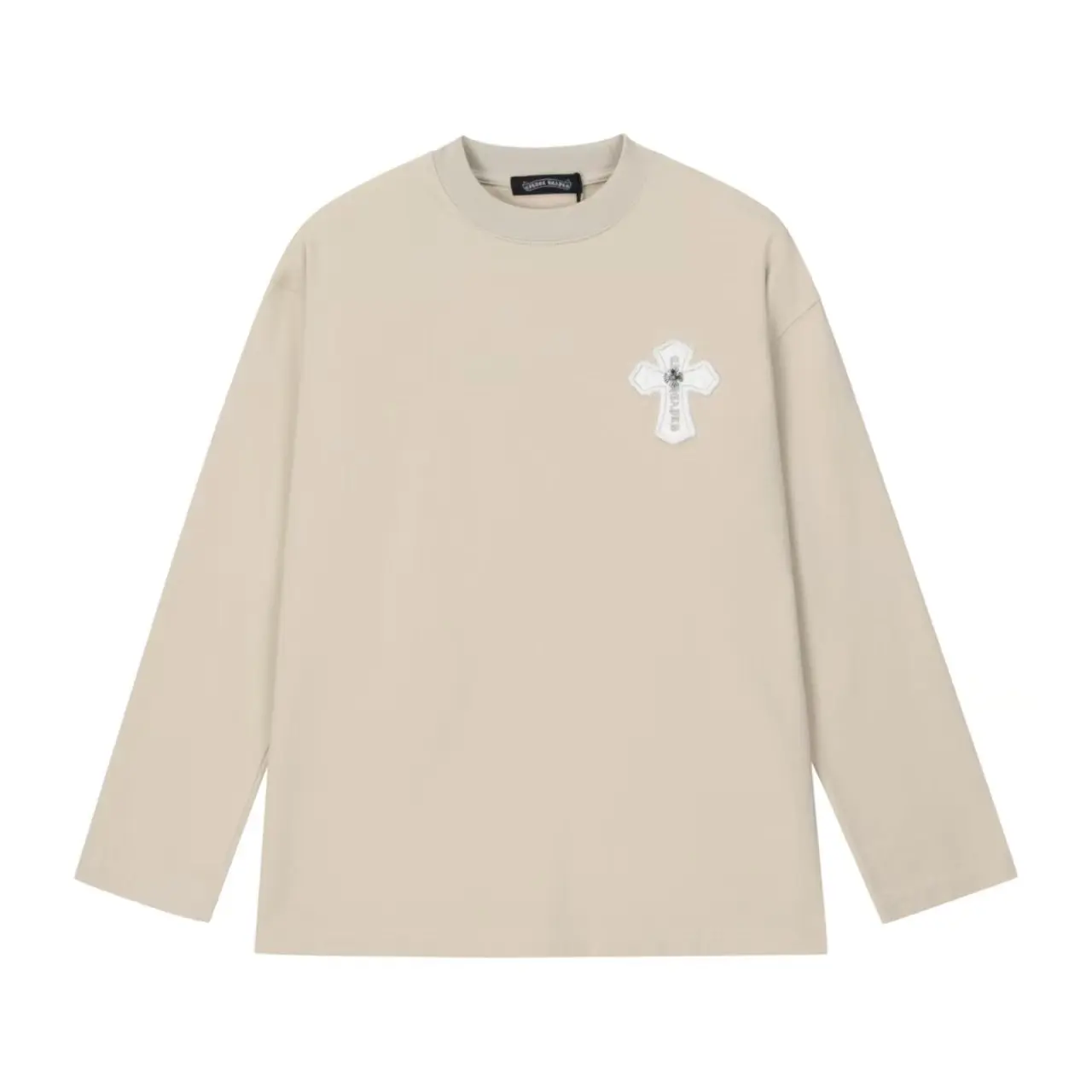 Embroidered Patch Long-Sleeve T-Shirt D17524908 — view 2