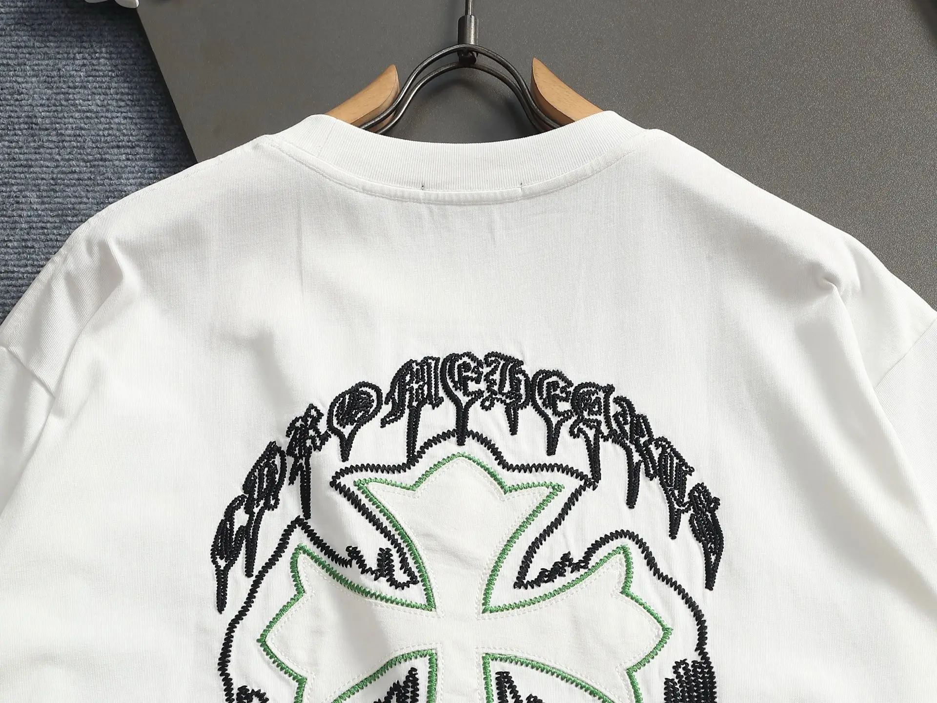 Embroidered Cross Logo Oversized T-Shirt D17514620 — view 13