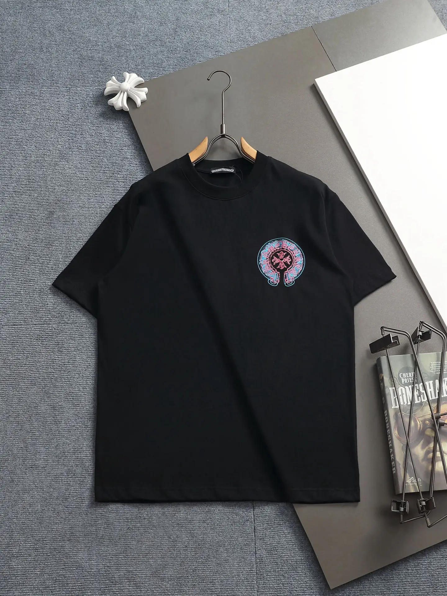 Embroidered Horseshoe Logo Cotton T-Shirt D17514590