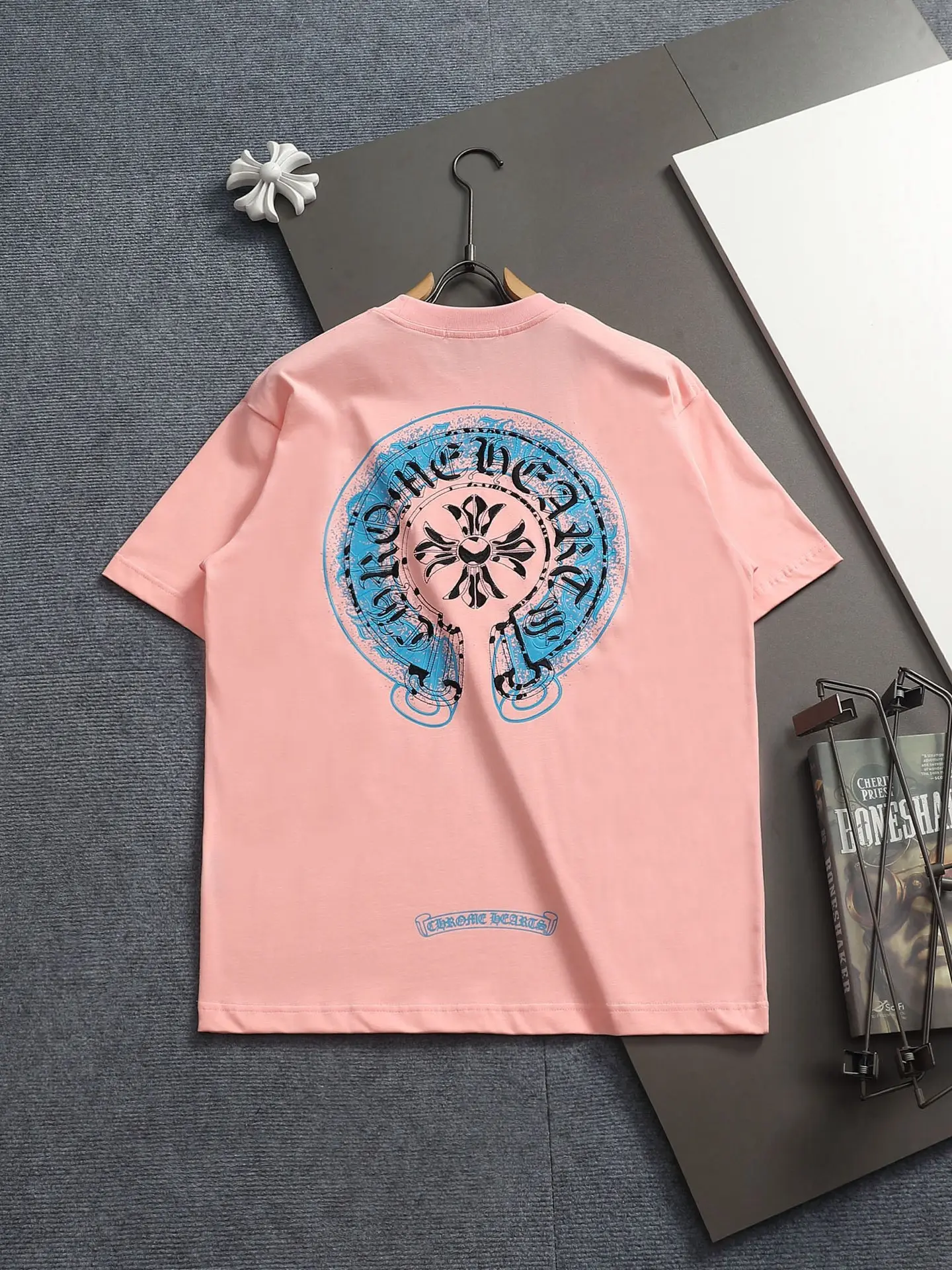 Embroidered Horseshoe Logo Cotton T-Shirt D17514589 — view 2