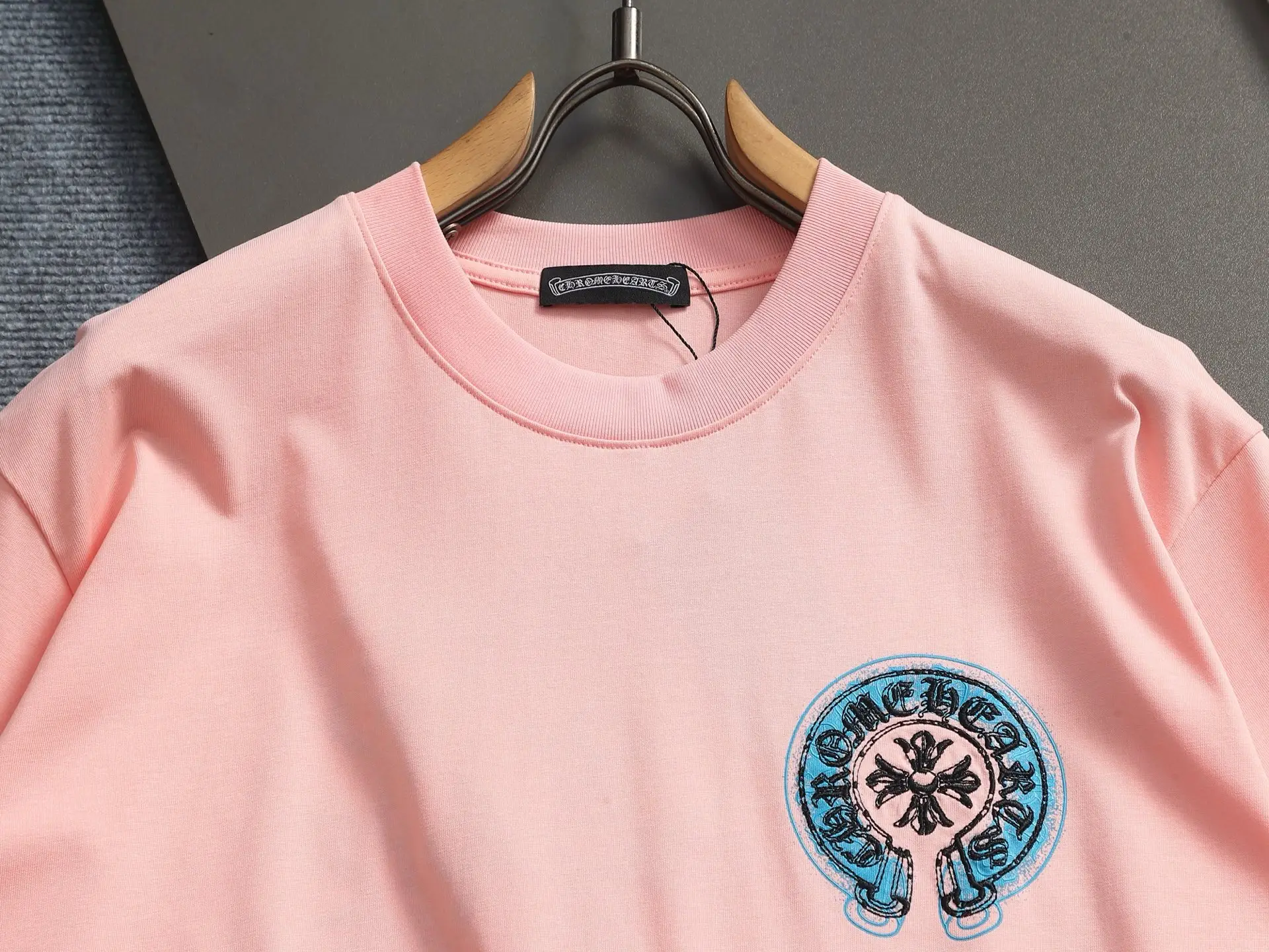 Embroidered Horseshoe Logo Cotton T-Shirt D17514589 — view 3