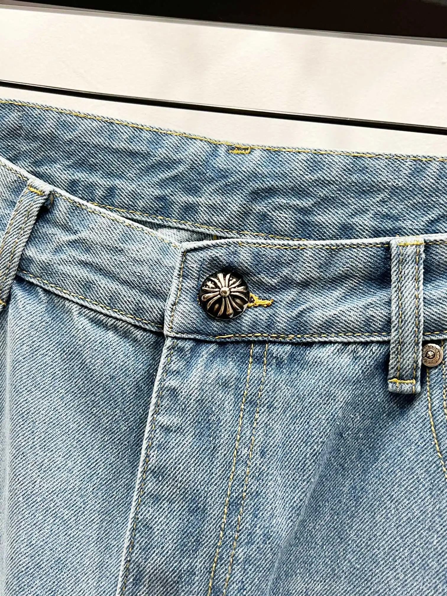 Chrome Hearts Cross Patch Graphic Jeans D18019747 — view 8