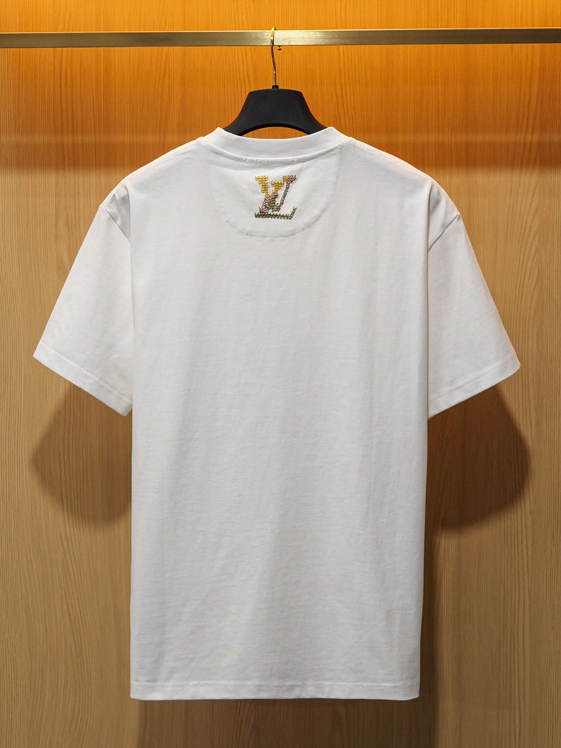Trompe L'oeil Embroidered Logo T-Shirt D18520408 — view 2