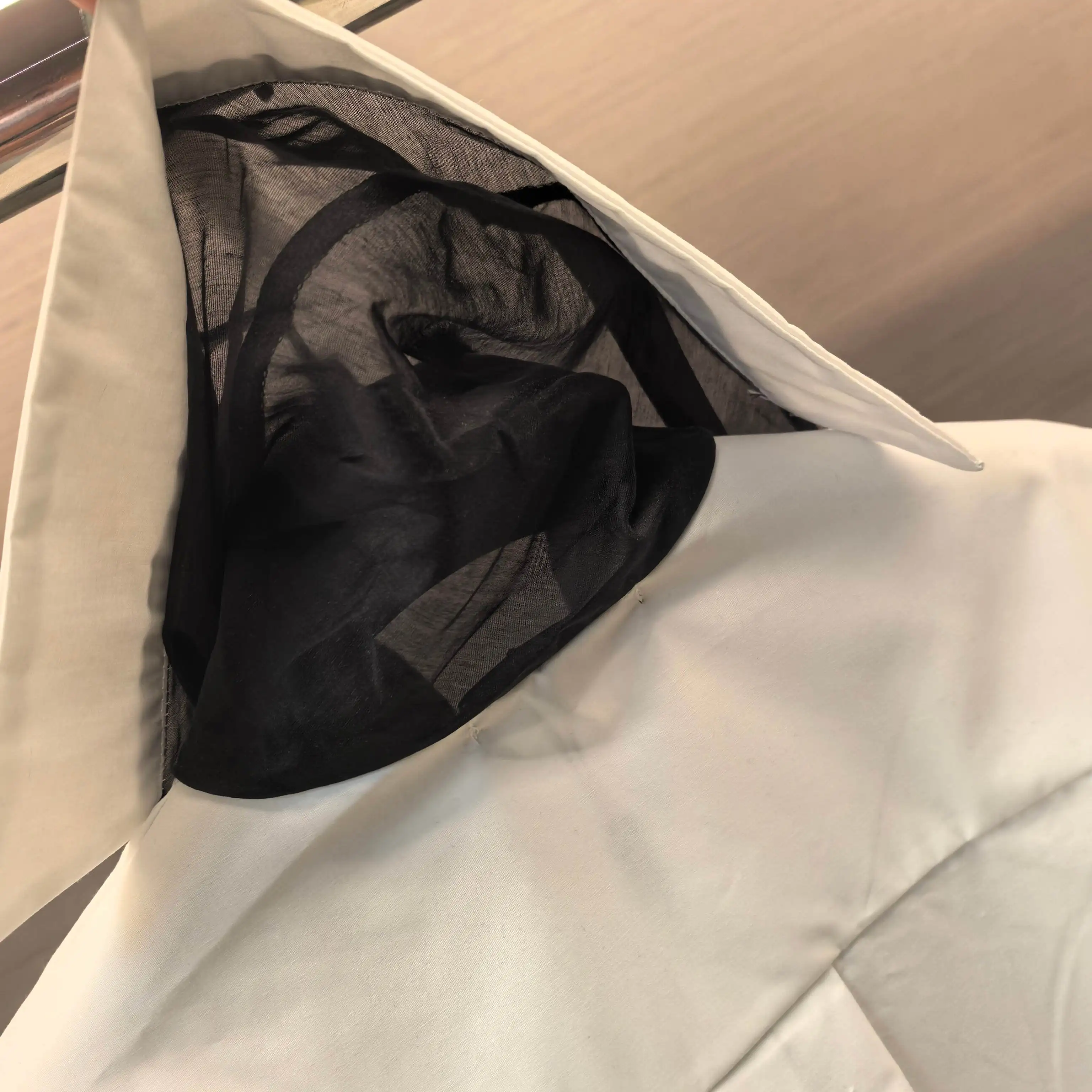 Tie-Neck Cotton-Blend Poplin Shirt D18523711 — view 8