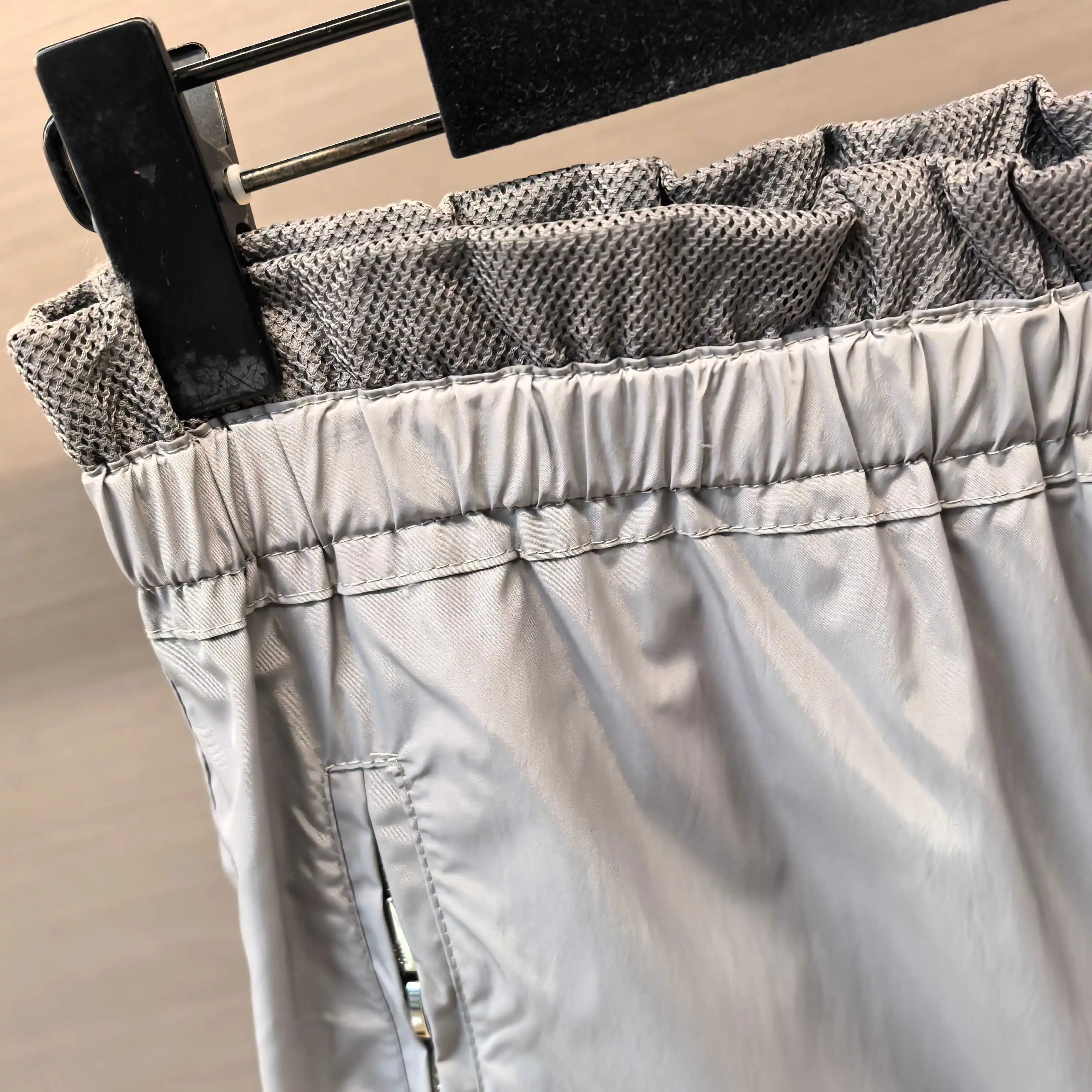 Logo-Patch Technical Silk Track Pants D19023809 — view 5