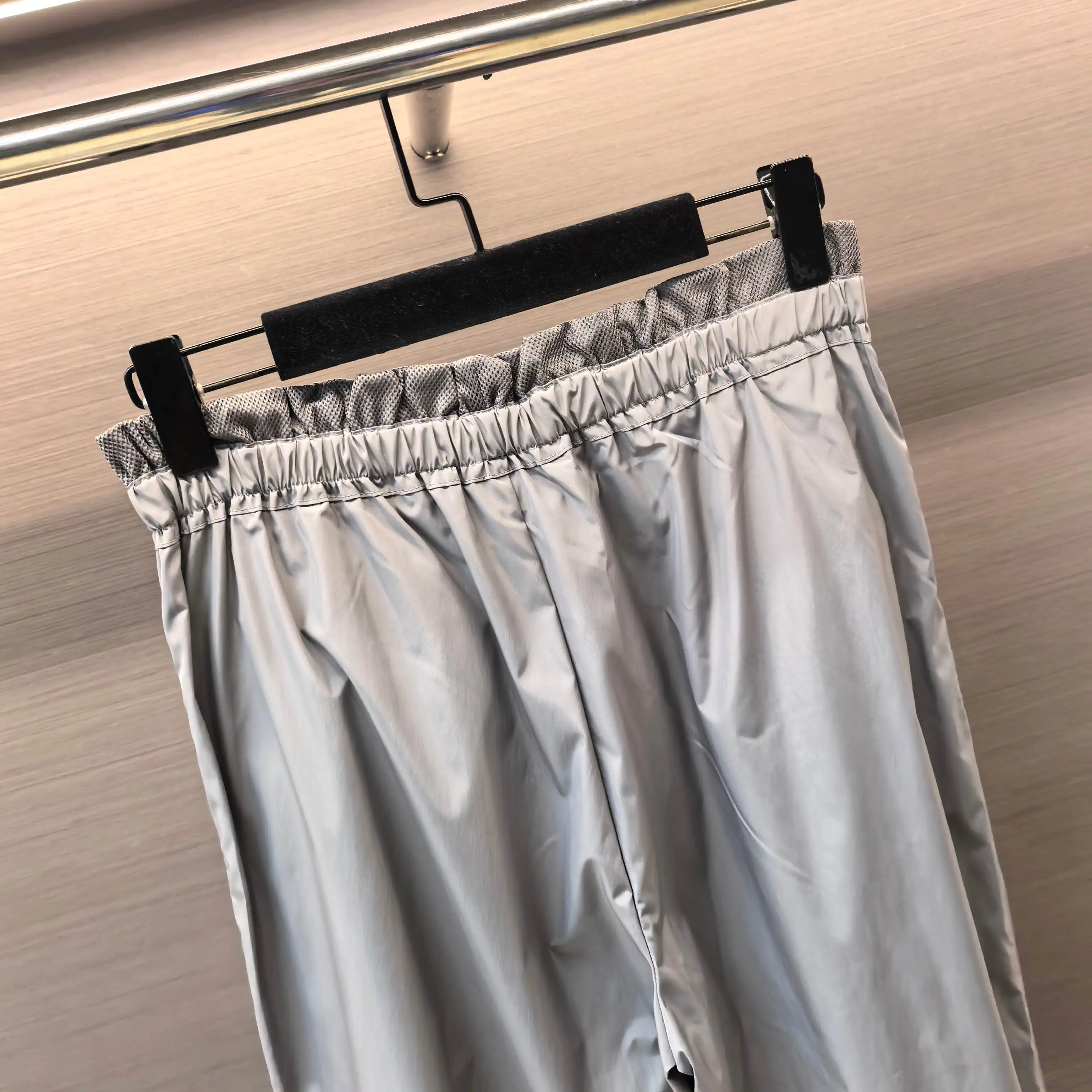 Logo-Patch Technical Silk Track Pants D19023809 — view 7
