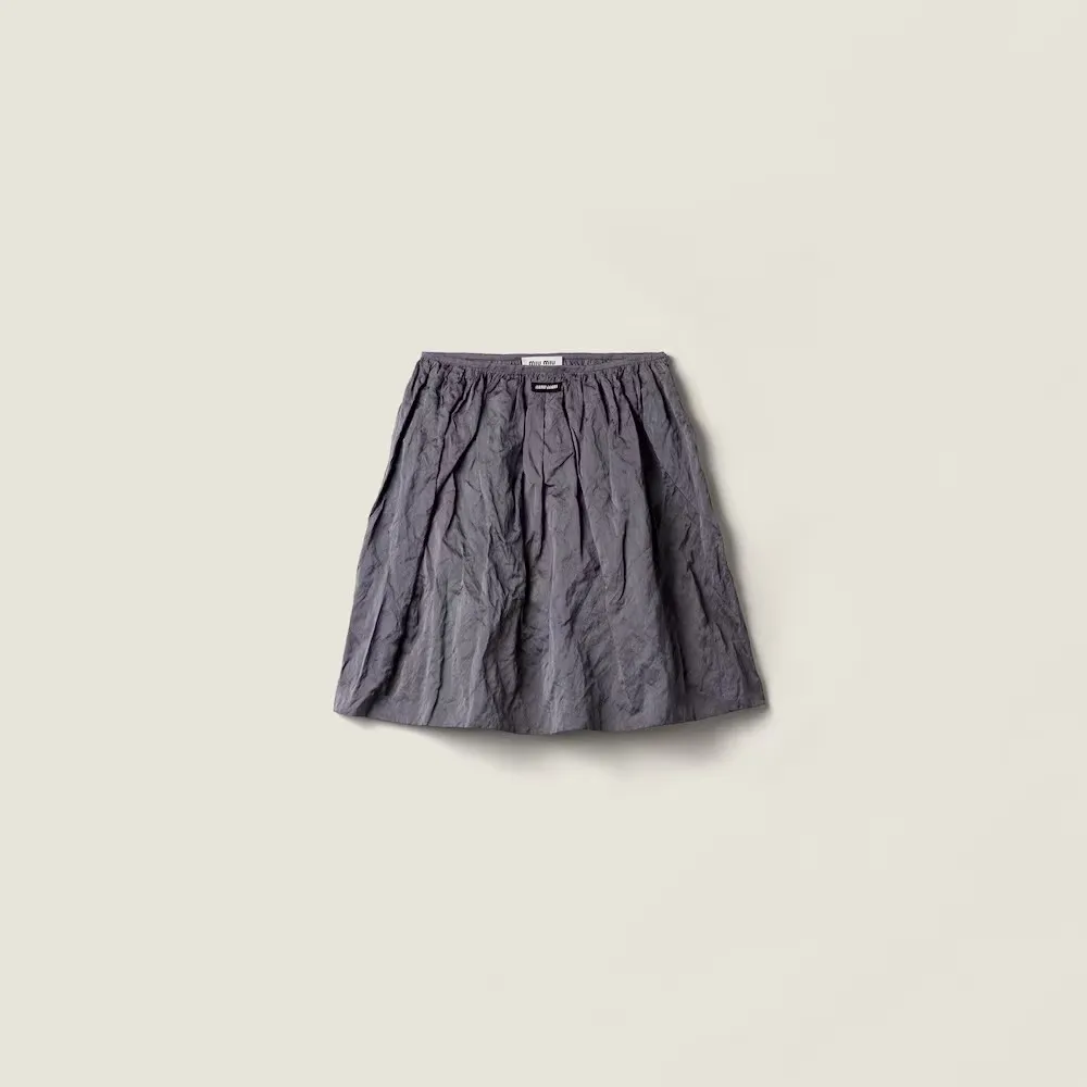 Duchesse Silk-Blend Ruched Top and Skirt Set D19023723 — view 4