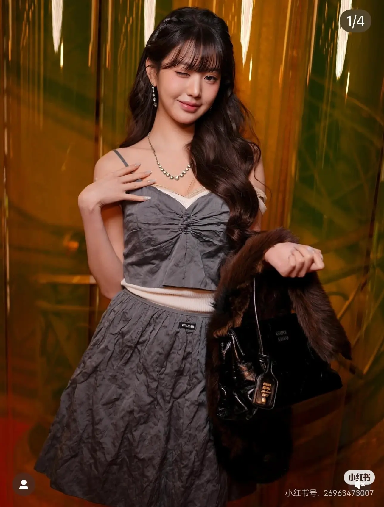 Duchesse Silk-Blend Ruched Top and Skirt Set D19023723 — view 7