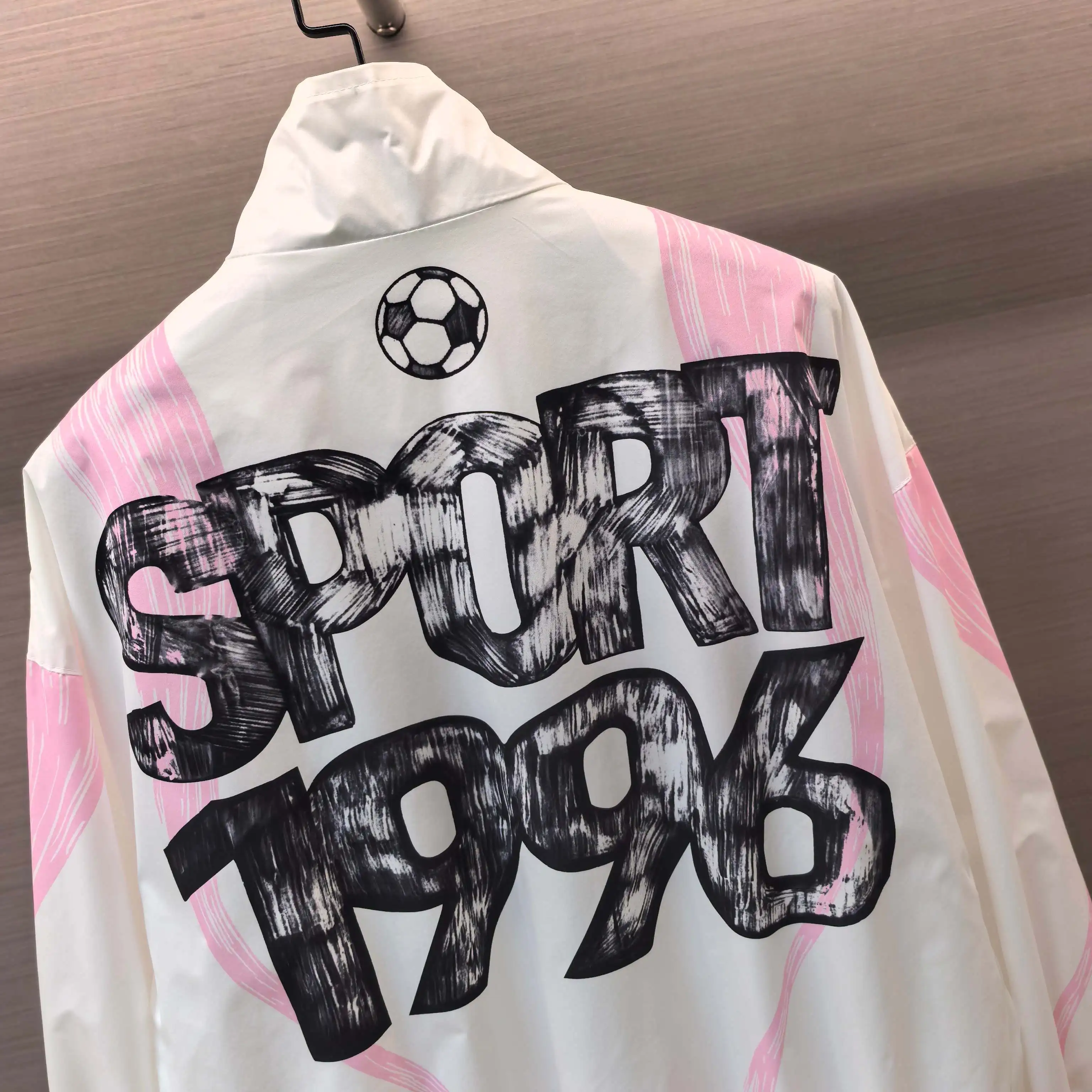 Fashion Football Graffiti Print Track Jacket D20023741 — view 4