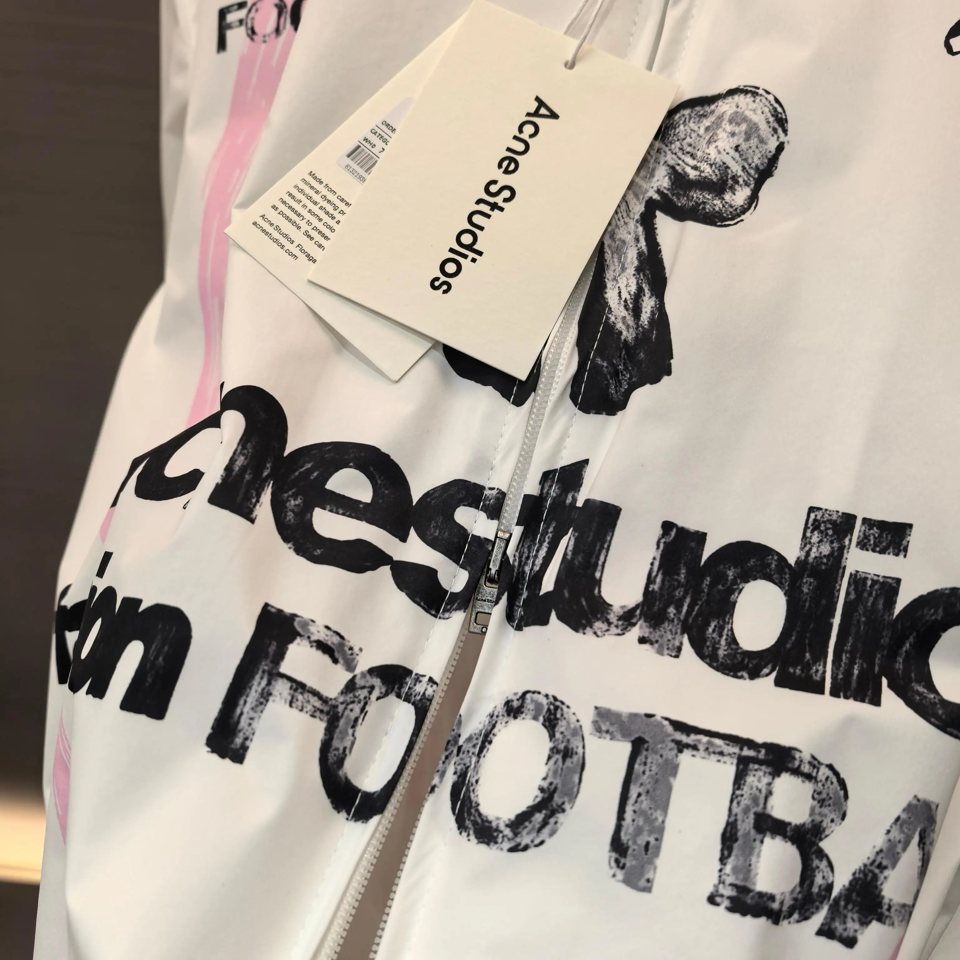 Fashion Football Graffiti Print Track Jacket D20023741 — view 5