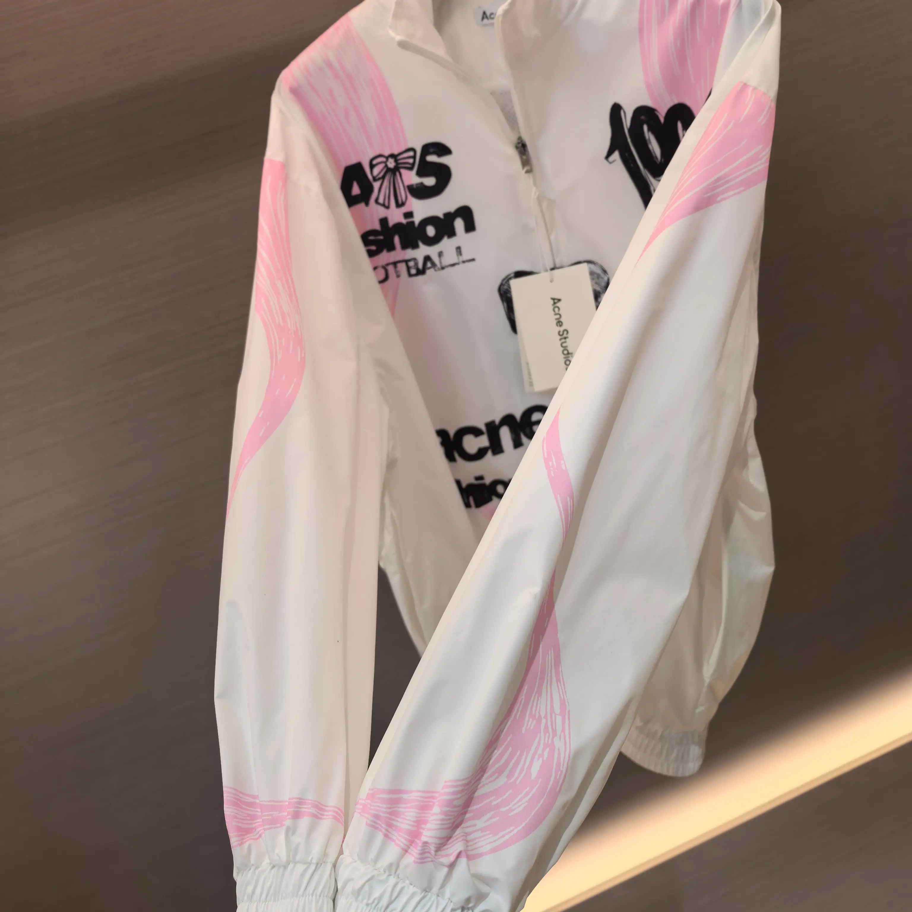 Fashion Football Graffiti Print Track Jacket D20023741 — view 7