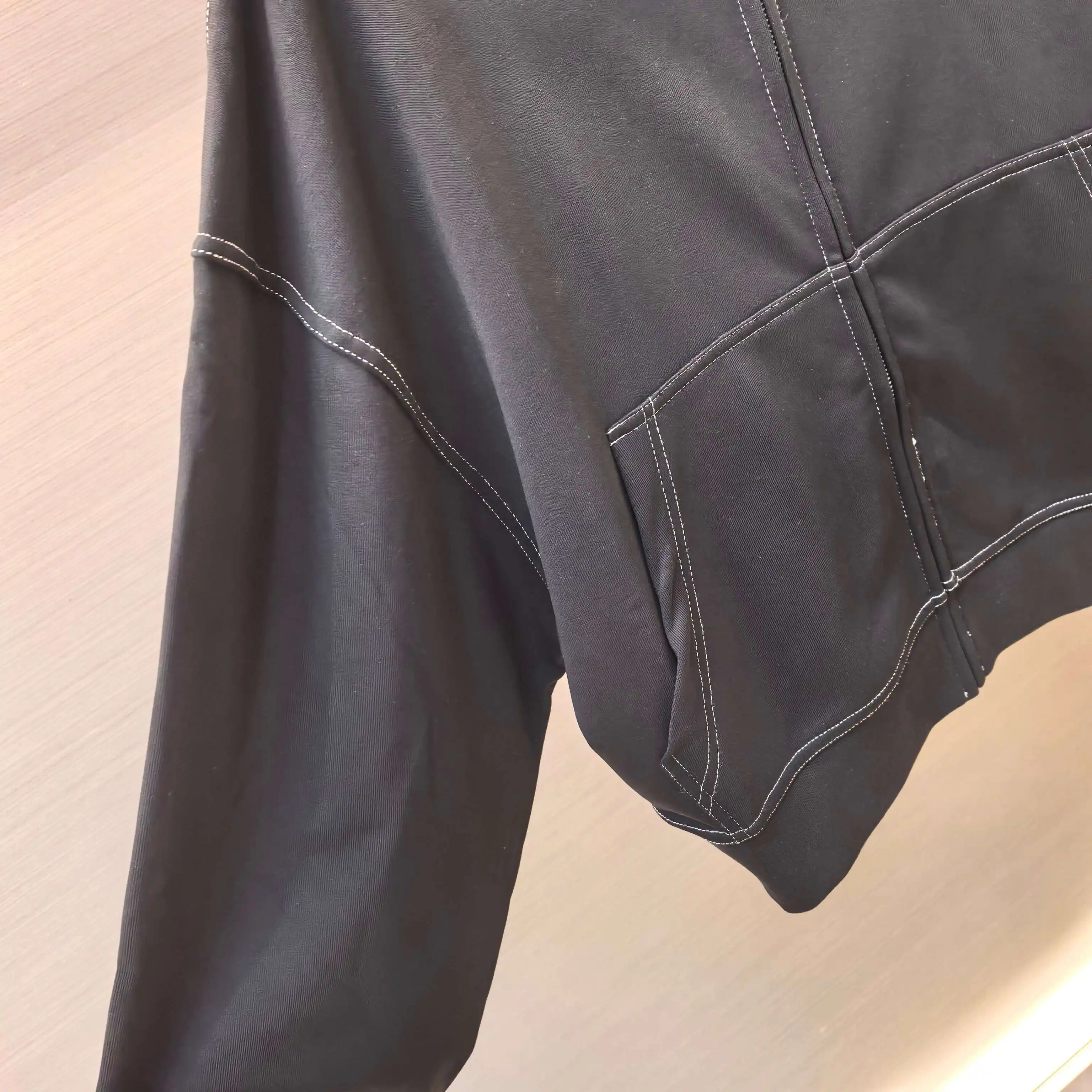 Acne Studios Logo Embroidered Zip-Up Hoodie D20523669 — view 5