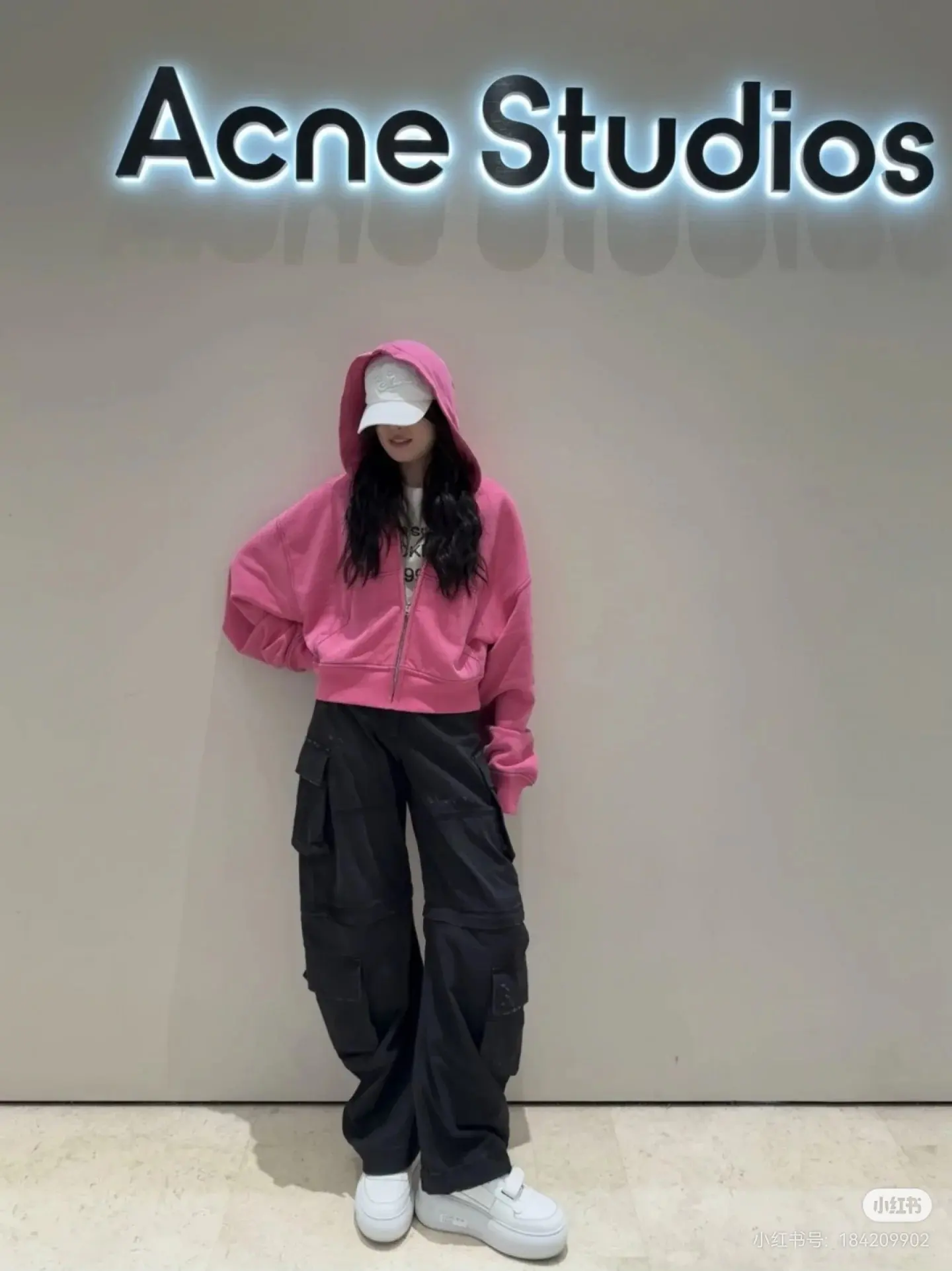 Acne Studios Logo Embroidered Zip-Up Hoodie D20523671 — view 8