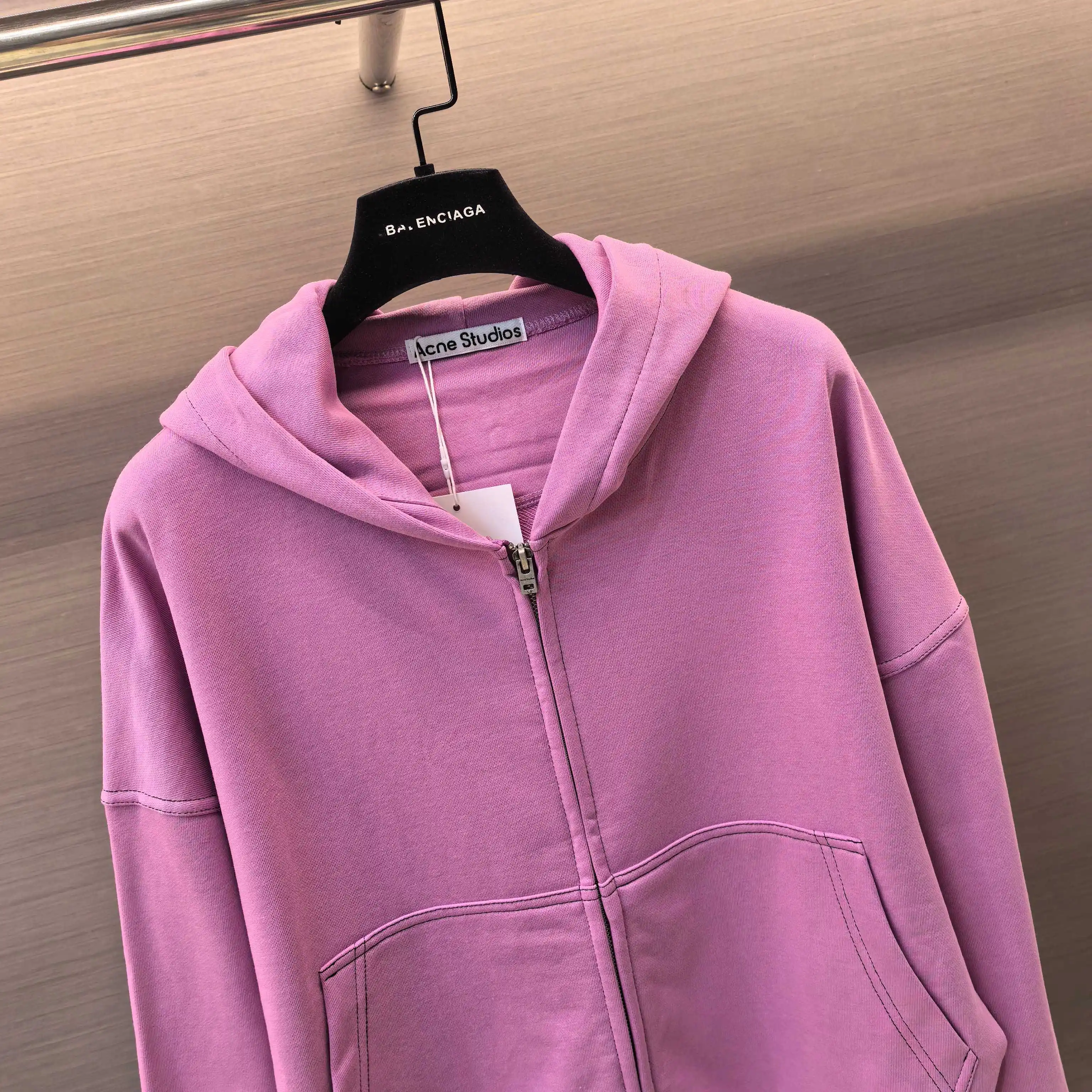 Logo Embroidered Zip-Up Hoodie D20523672 — view 4