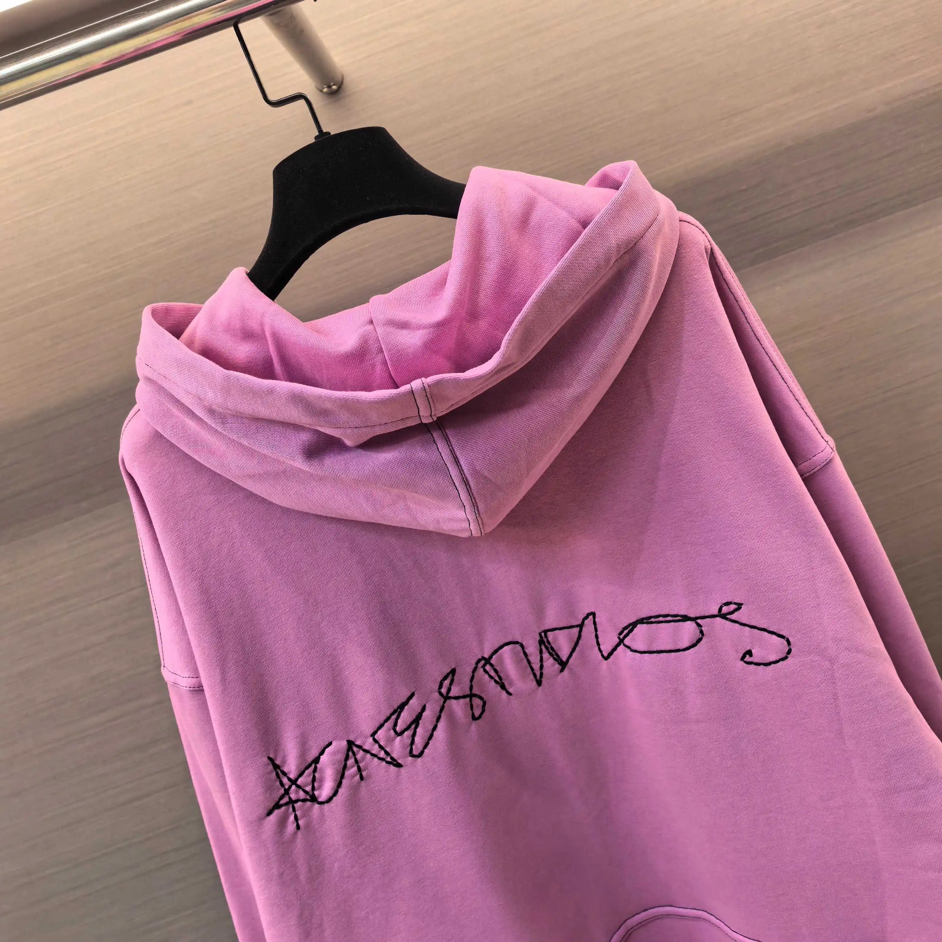 Logo Embroidered Zip-Up Hoodie D20523672 — view 7