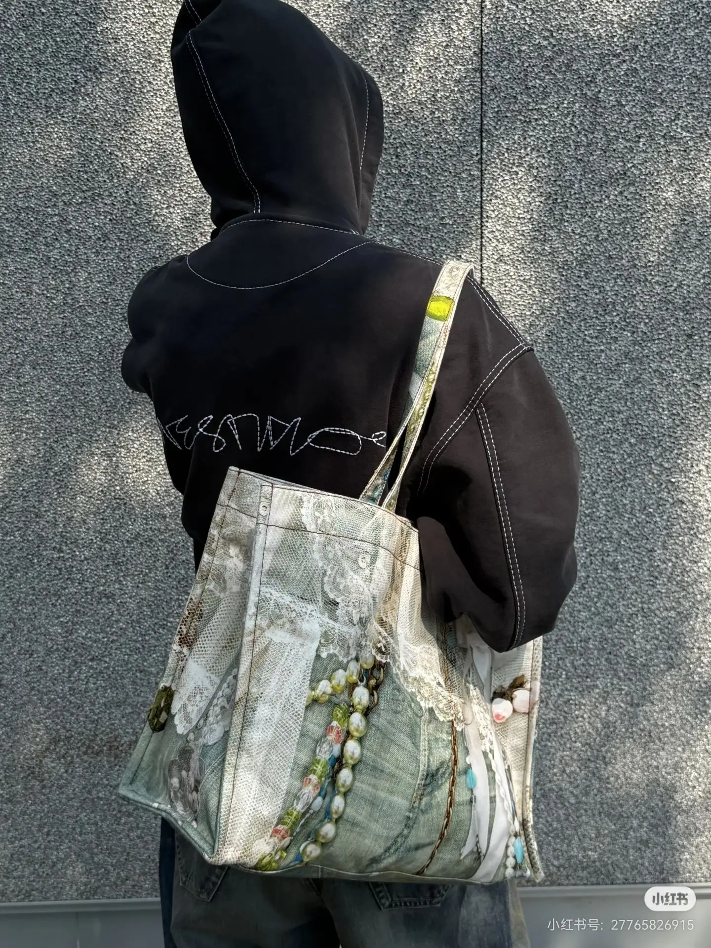 Acne Studios Contrast-Stitch Zip-Up Hoodie D20523667 — view 4