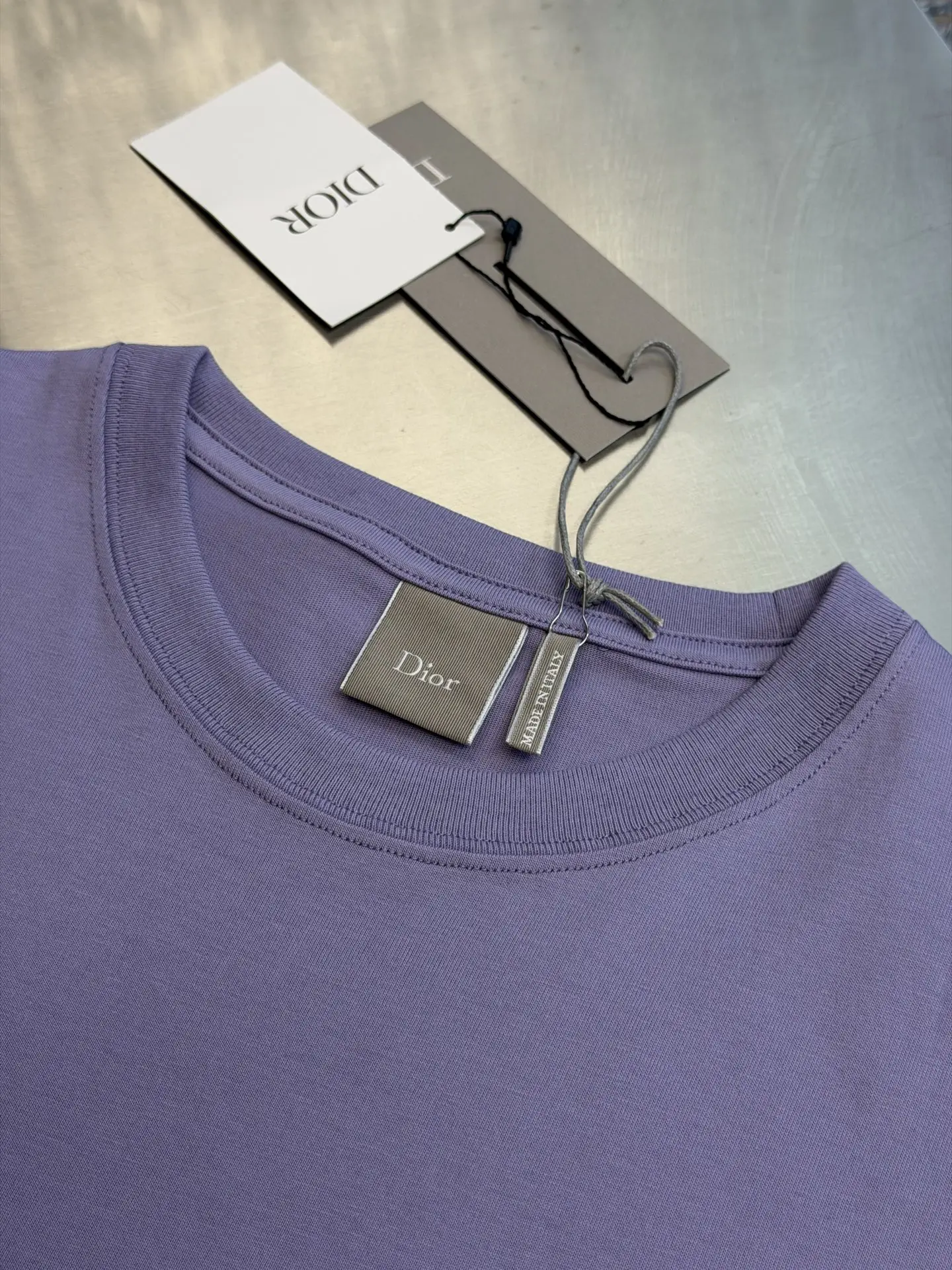 Logo-Embroidered Cotton Jersey T-Shirt D20520459 — view 5