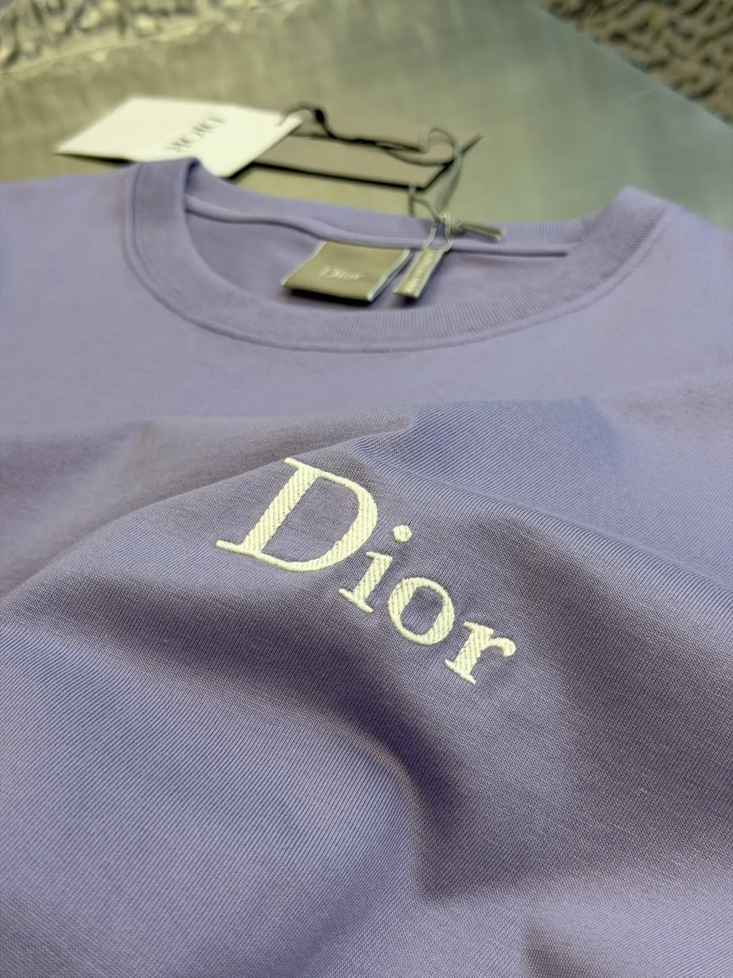 Logo-Embroidered Cotton Jersey T-Shirt D20520459 — view 9