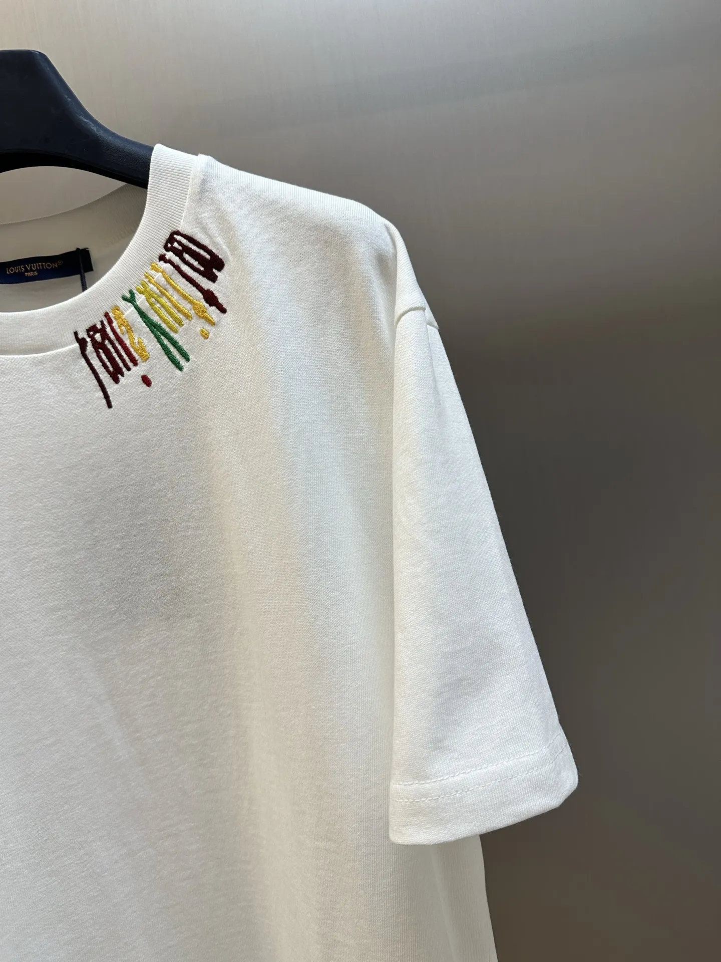Embroidered Logo Cotton T-Shirt D20518787 — view 3