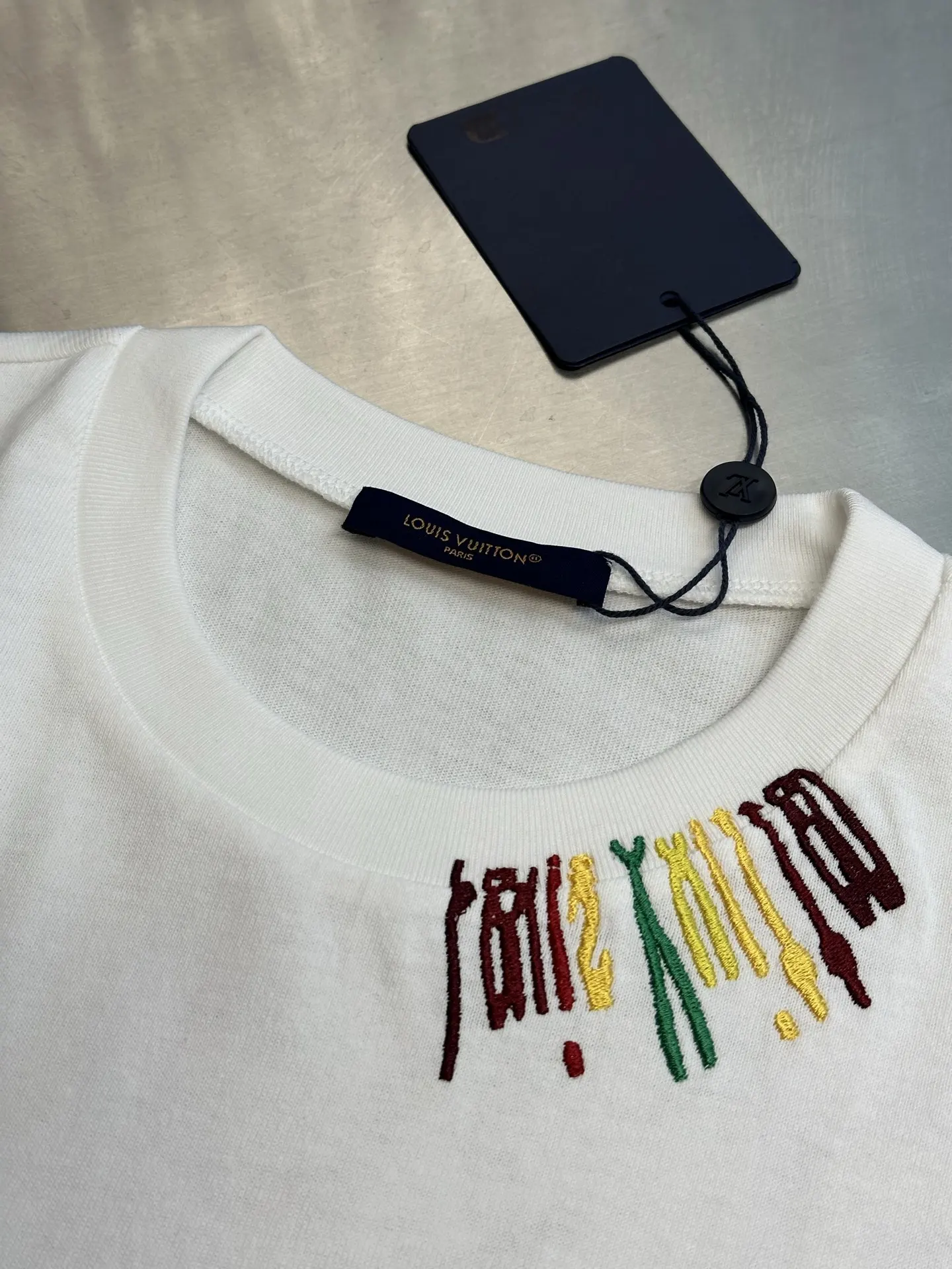 Embroidered Logo Cotton T-Shirt D20518787 — view 5