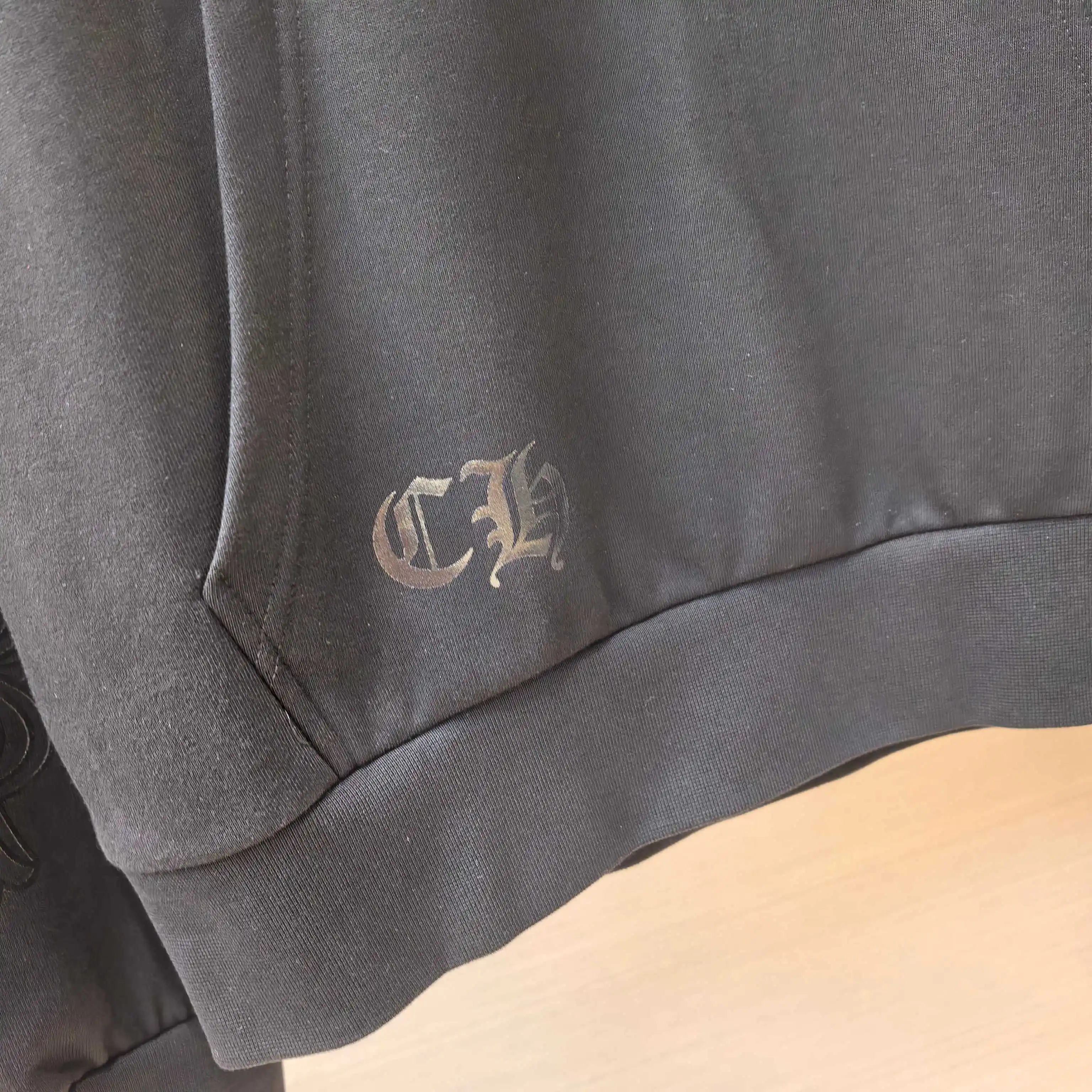 Chrome Hearts Tonal Cross Print Hoodie D21023769 — view 5