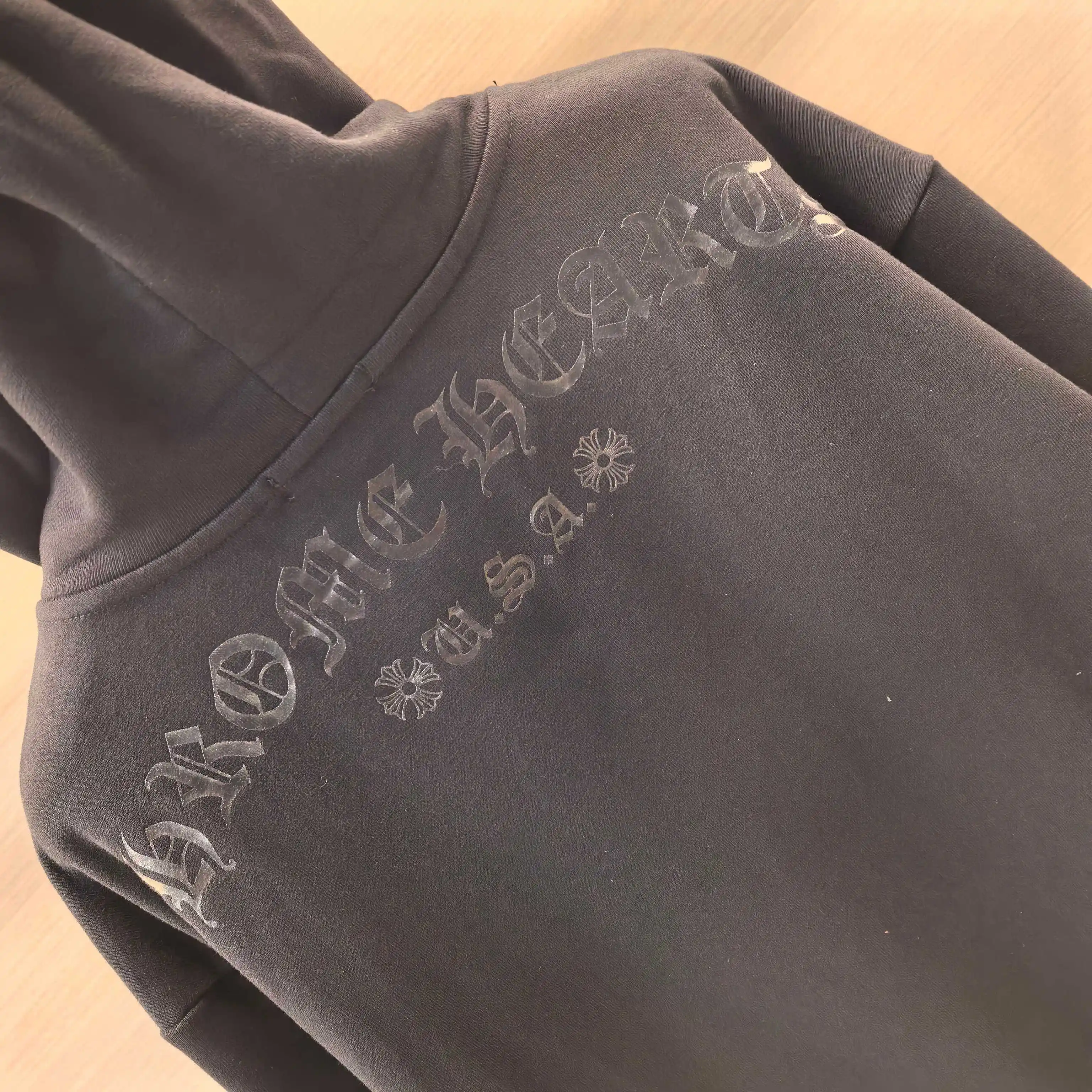 Chrome Hearts Tonal Cross Print Hoodie D21023769 — view 8