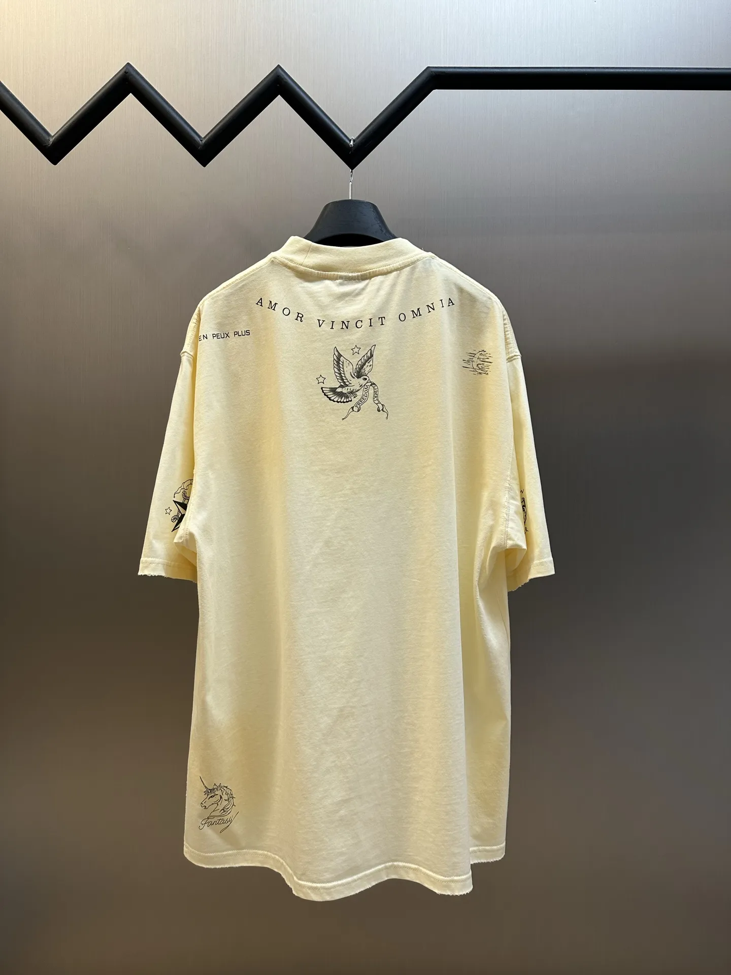 Classic Ink Jacquard Cotton T-Shirt D21018788 — view 4