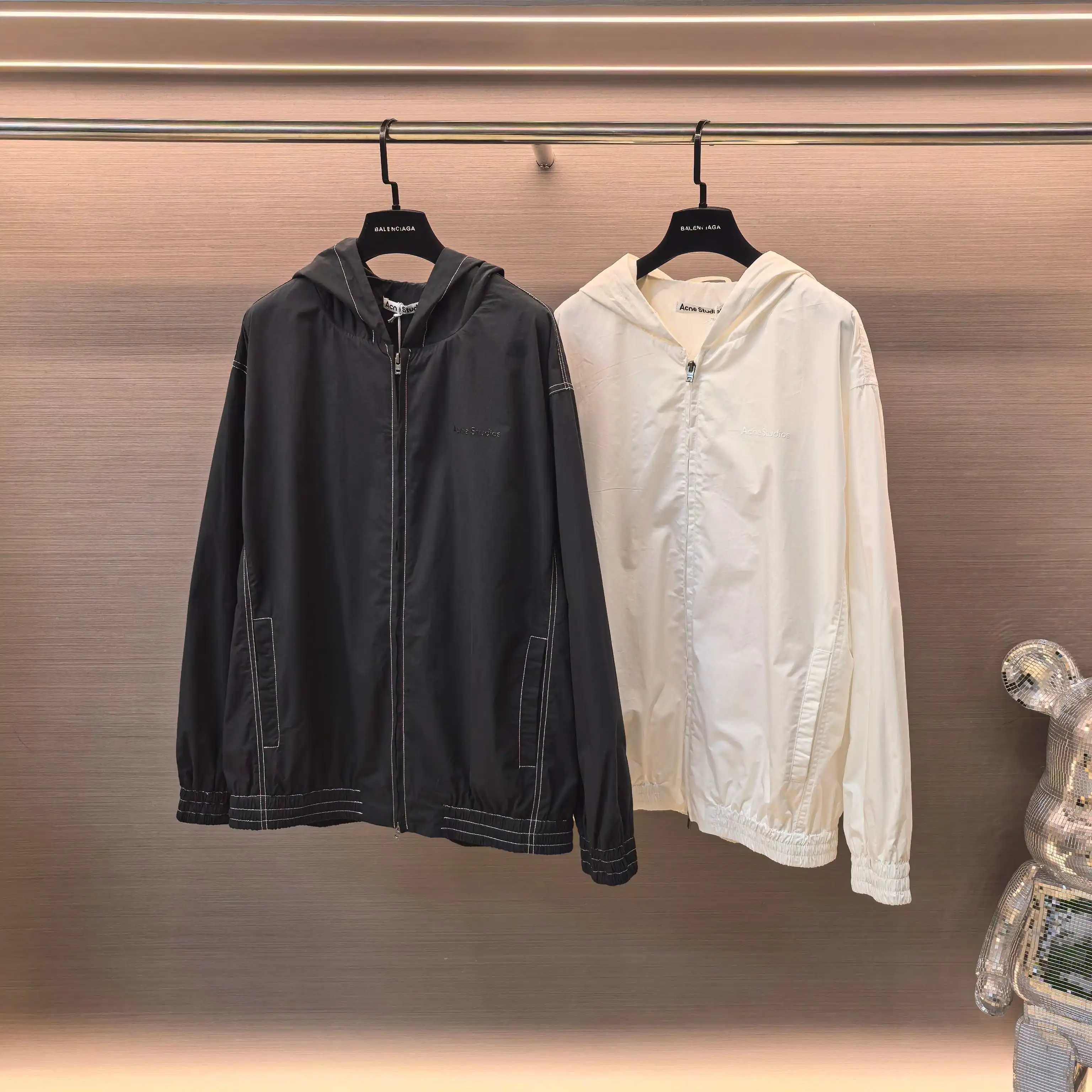 Acne Studios 1996 Contrast Stitch Hooded Jacket D22023643