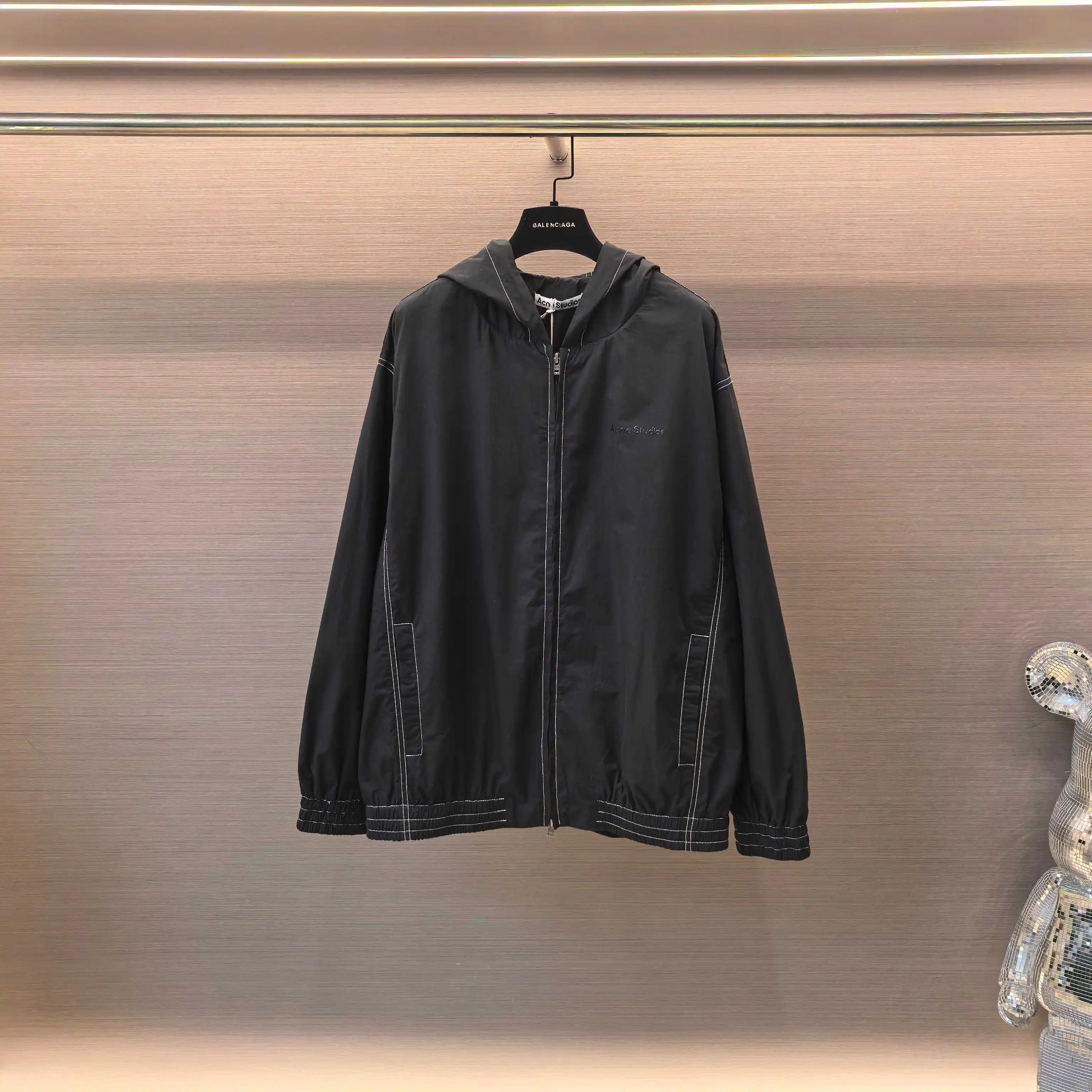 Acne Studios 1996 Contrast Stitch Hooded Jacket D22023643 — view 2