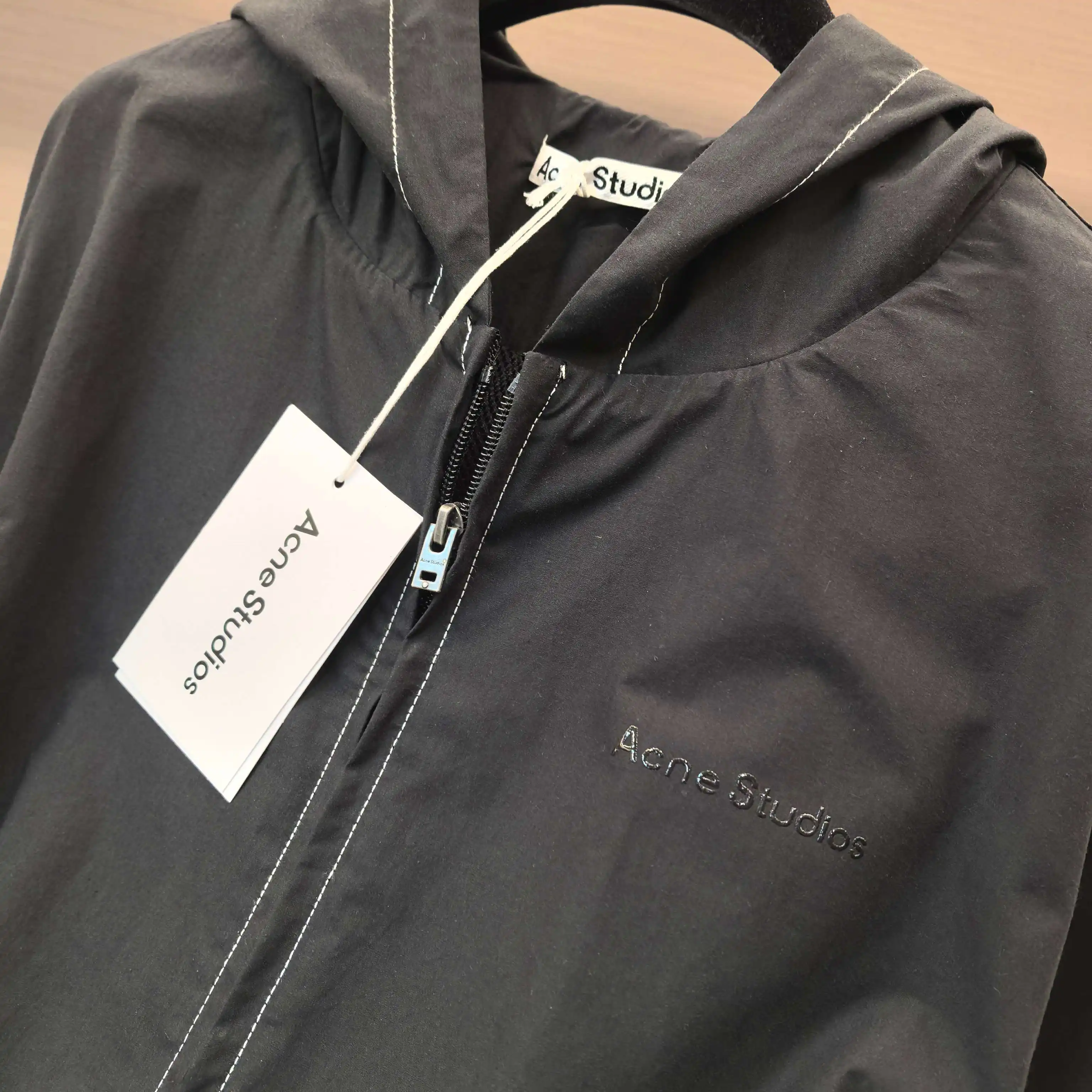 Acne Studios 1996 Contrast Stitch Hooded Jacket D22023643 — view 6
