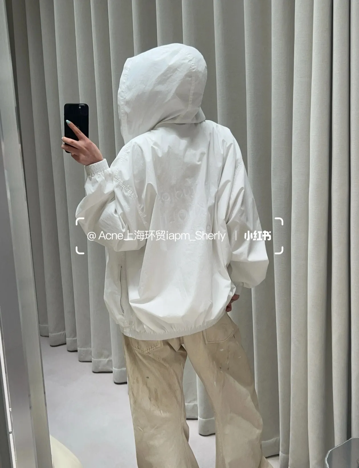 Acne Studios 1996 Hooded Windbreaker Jacket D22023645 — view 2
