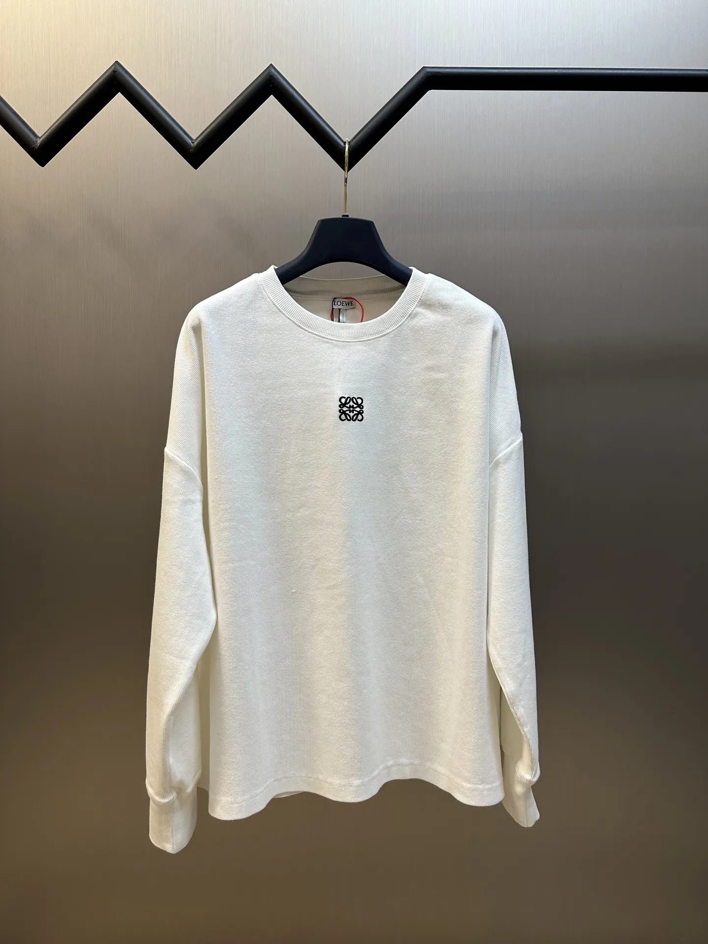Anagram Embroidered Cotton-Jersey Sweatshirt D22020461
