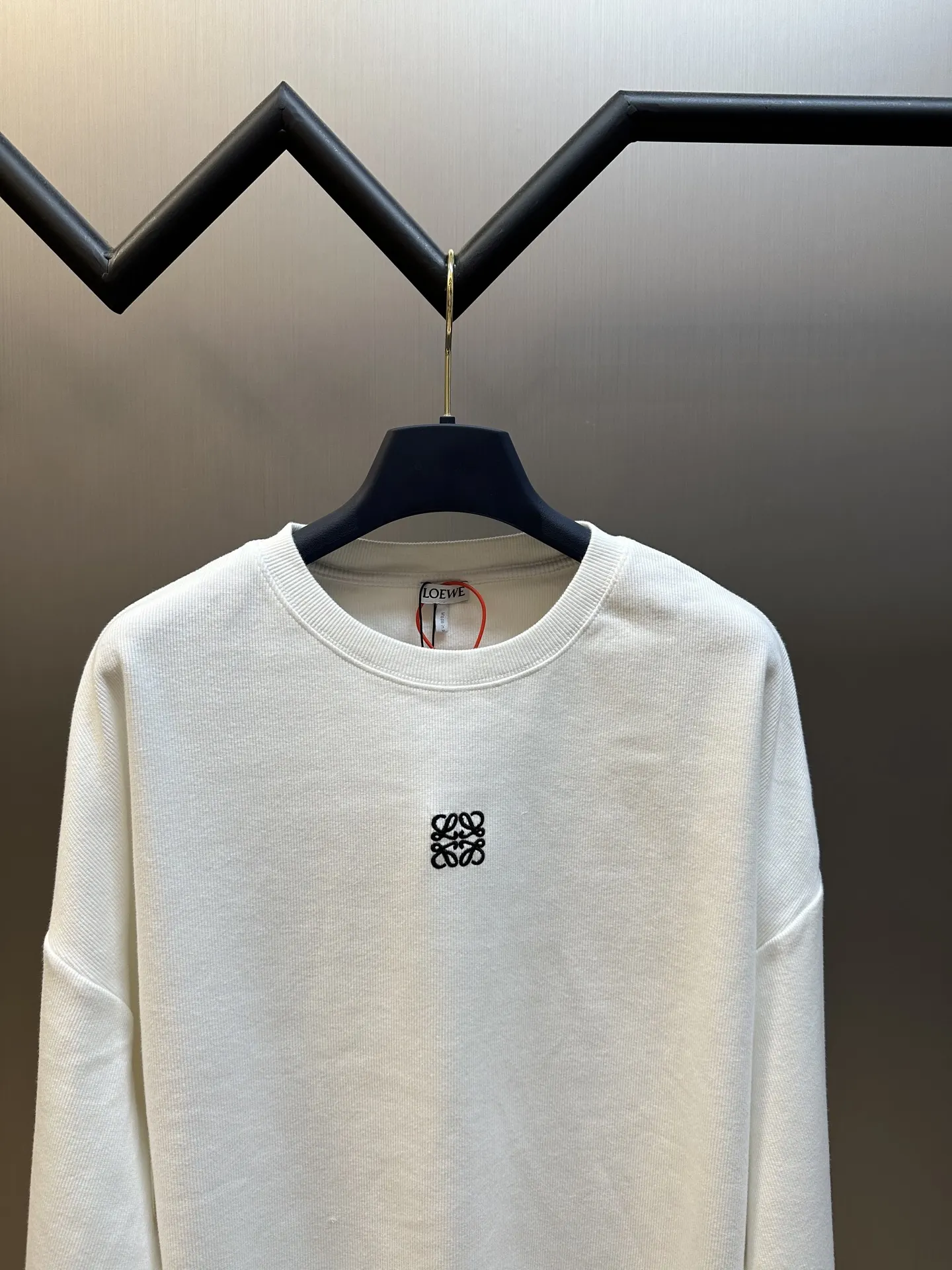 Anagram Embroidered Cotton-Jersey Sweatshirt D22020461 — view 2