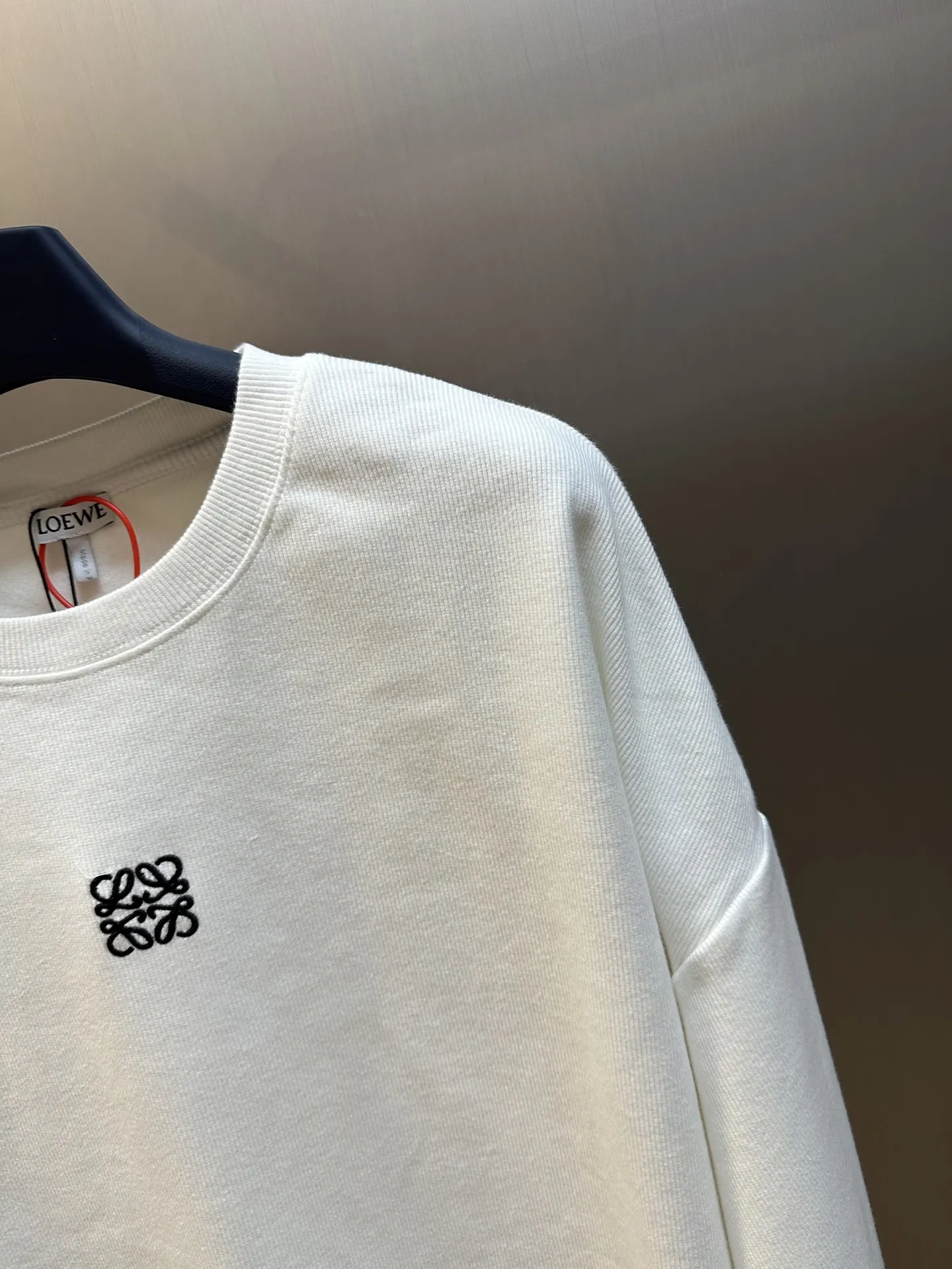 Anagram Embroidered Cotton-Jersey Sweatshirt D22020461 — view 3