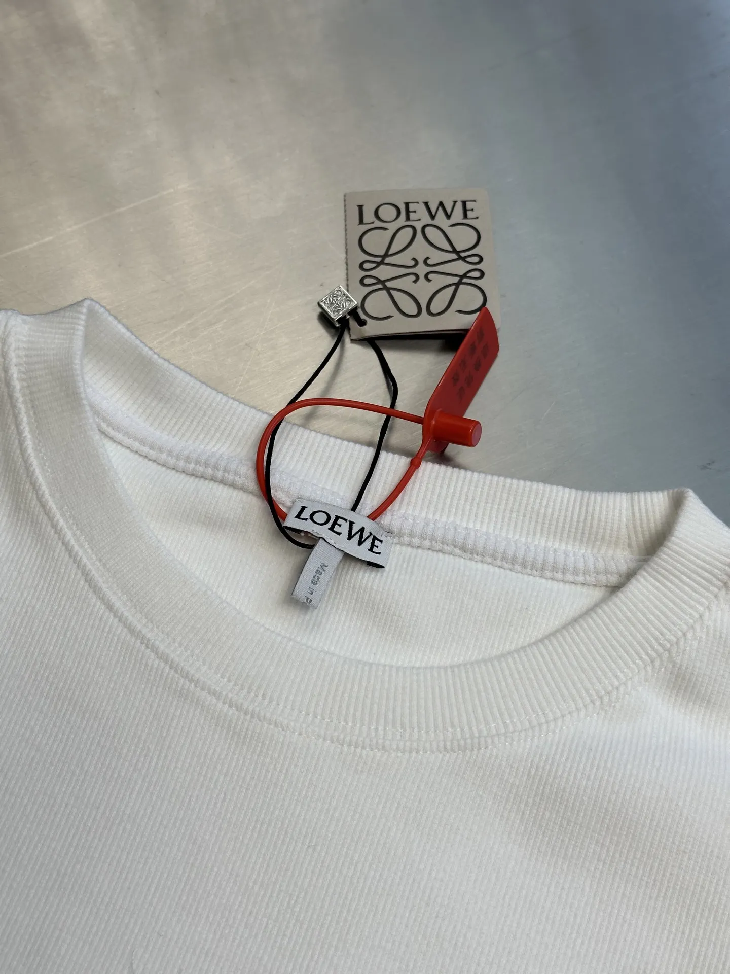 Anagram Embroidered Cotton-Jersey Sweatshirt D22020461 — view 5