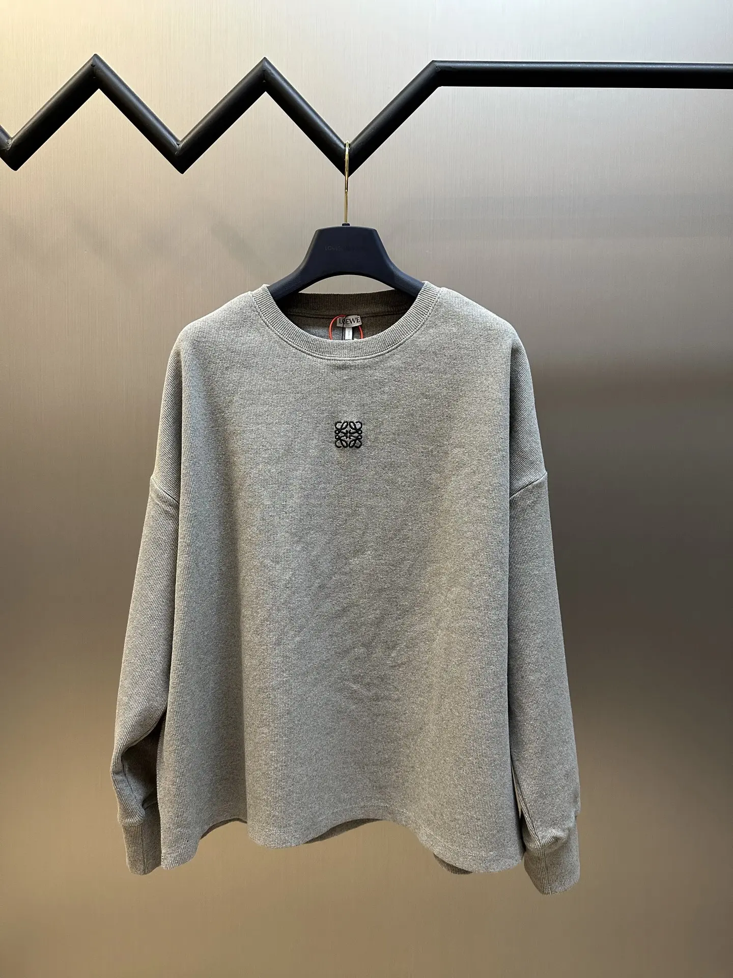 Anagram Embroidered Cotton-Blend Sweatshirt D22020462