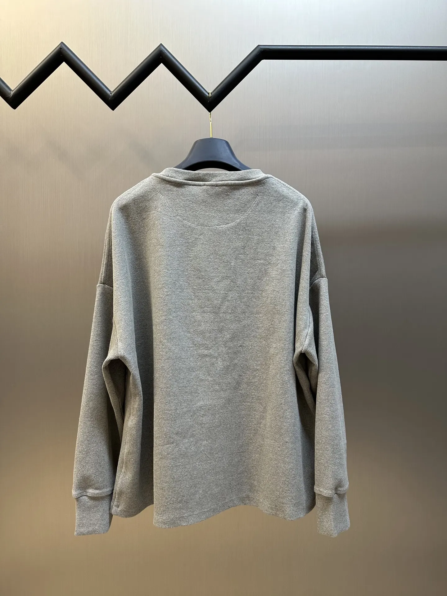 Anagram Embroidered Cotton-Blend Sweatshirt D22020462 — view 4