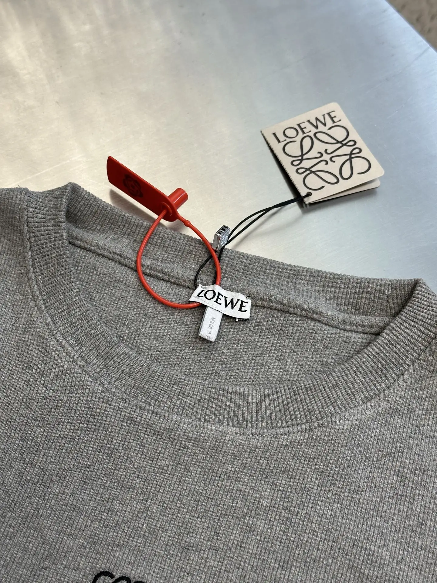 Anagram Embroidered Cotton-Blend Sweatshirt D22020462 — view 5