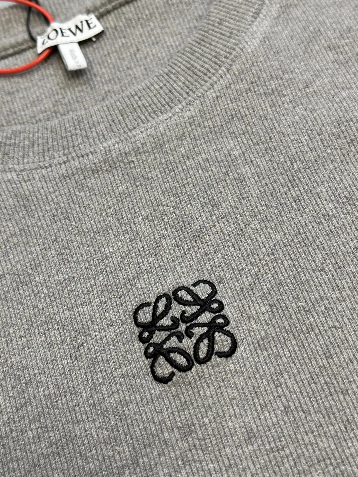 Anagram Embroidered Cotton-Blend Sweatshirt D22020462 — view 6